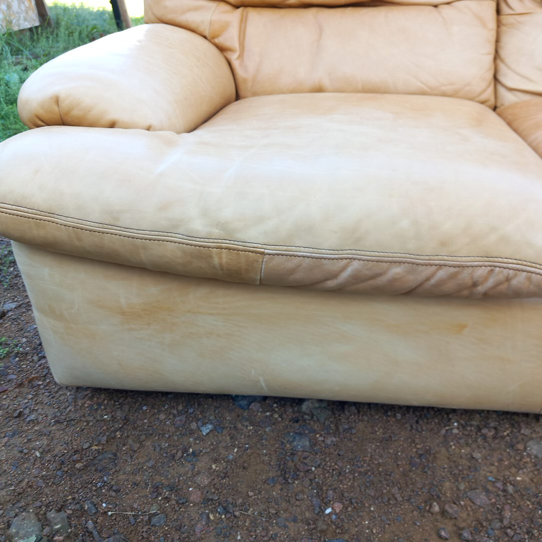 Canapé 3 Places en Cuir Design Gérard Guermonprez - État correct - Photo 28