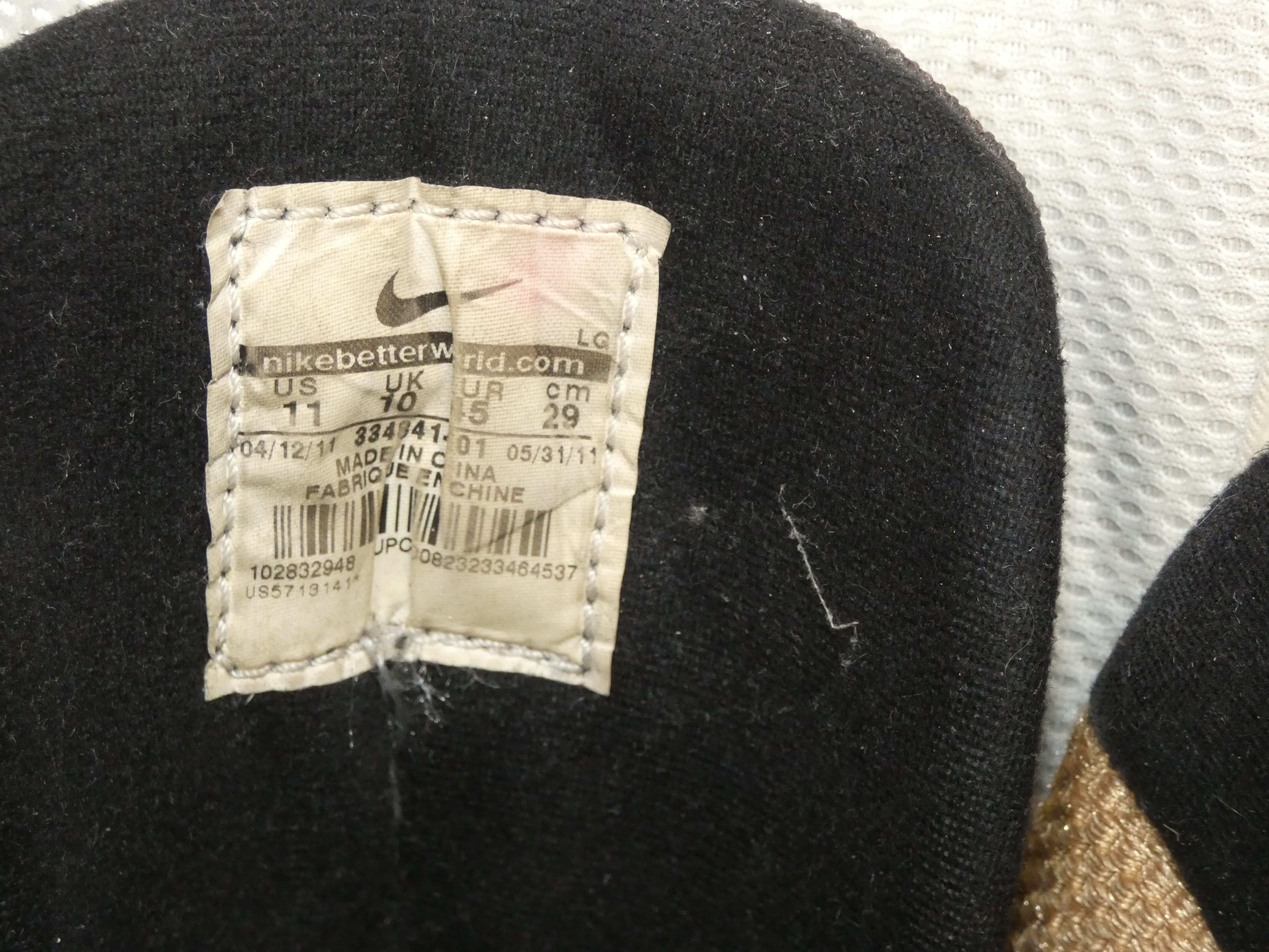 Bottes de Snowboard NIKE blanches Taille 45 Bon état - Vue 8 - 