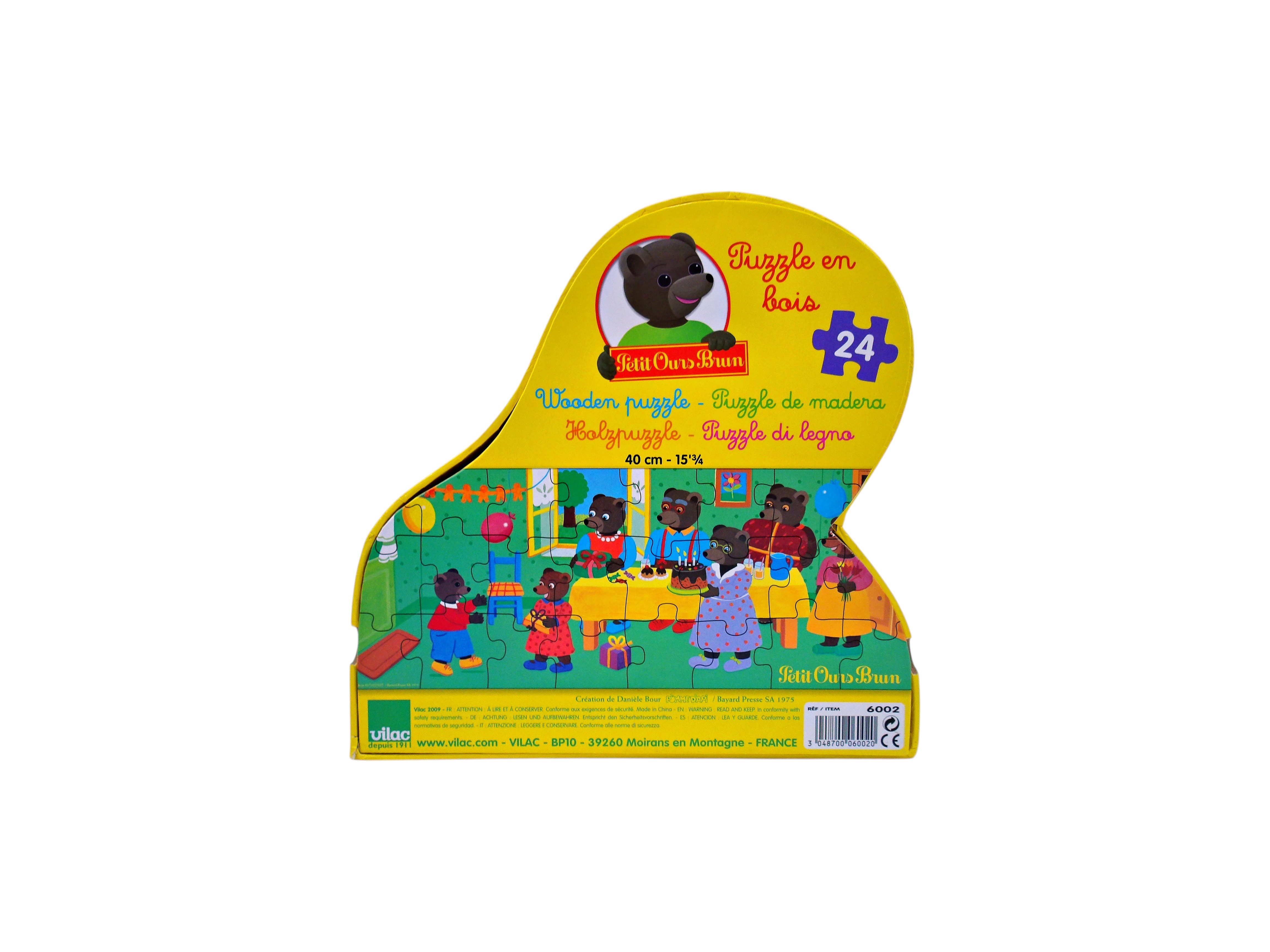Puzzle en bois - Petit Ours Brun - 24 pièces- Édition 2009 Très bon état - Vue 2 - 