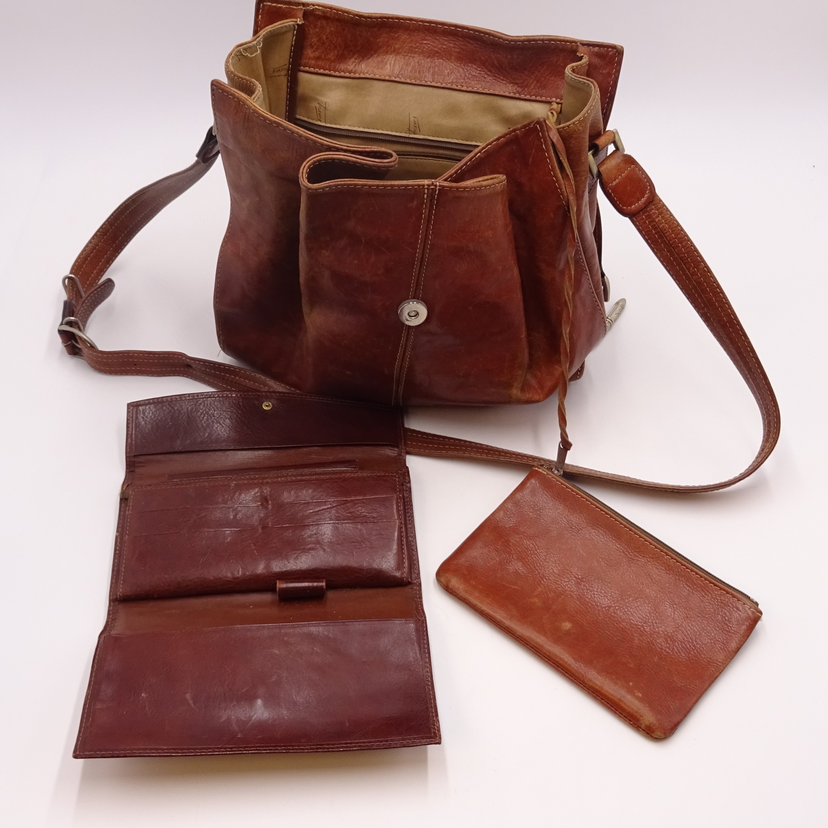 Sacs à bandoulière avec portefeuille et sacoche - Texier - Photo 1