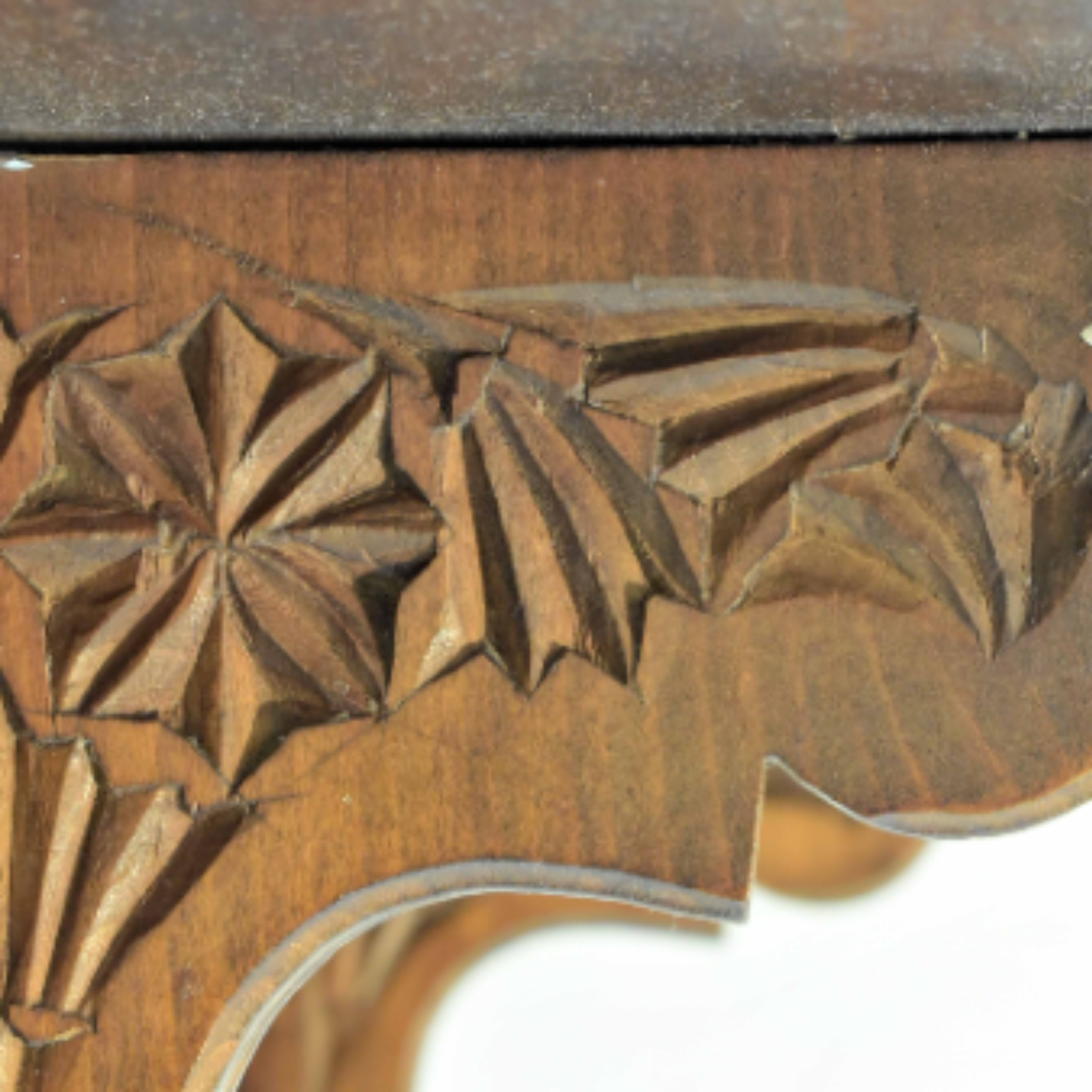 Petite Etagère Murale Incomplète - Bois Sculpté - Photo 10