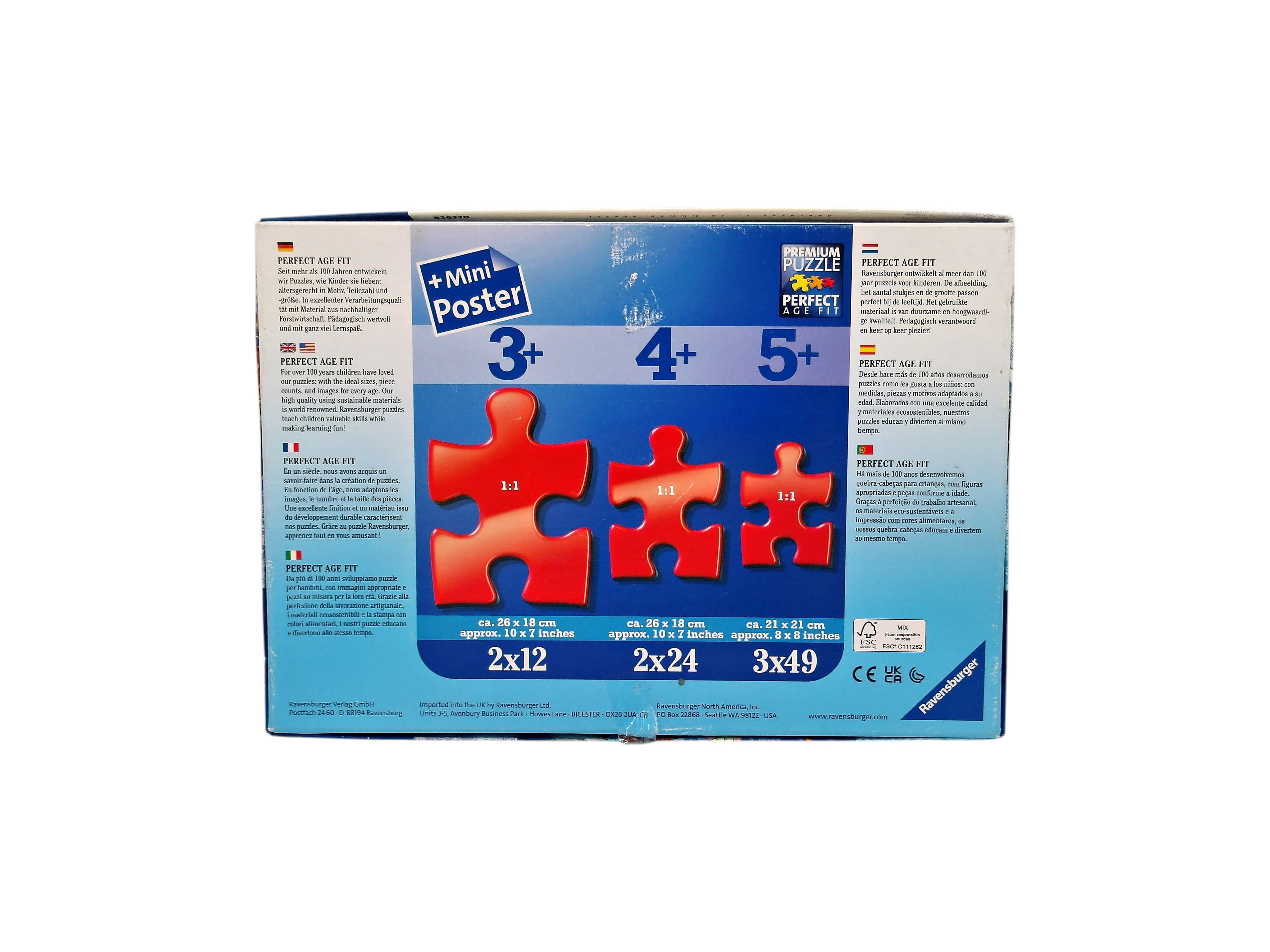 Voir photo 2 de Puzzle Disney - Reine des neiges - 2x24 pièces- Édition 2016 Puzzle Disney - Reine des neiges - 2x24 pièces- Édition 2016 Comme neuf - Vue 2 -