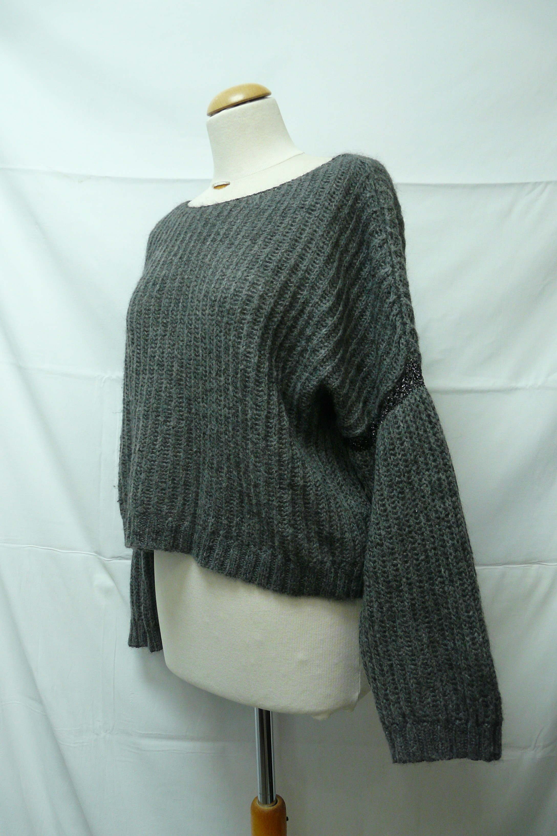 HF211 - Pull en mohair mélangé - Ikks Women - Taille XS - Photo 2