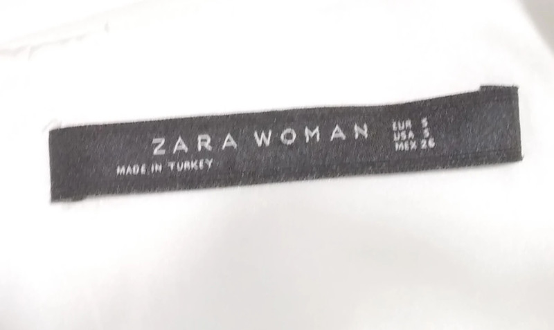 Robe blanche, Zara  - Vue 5 - 