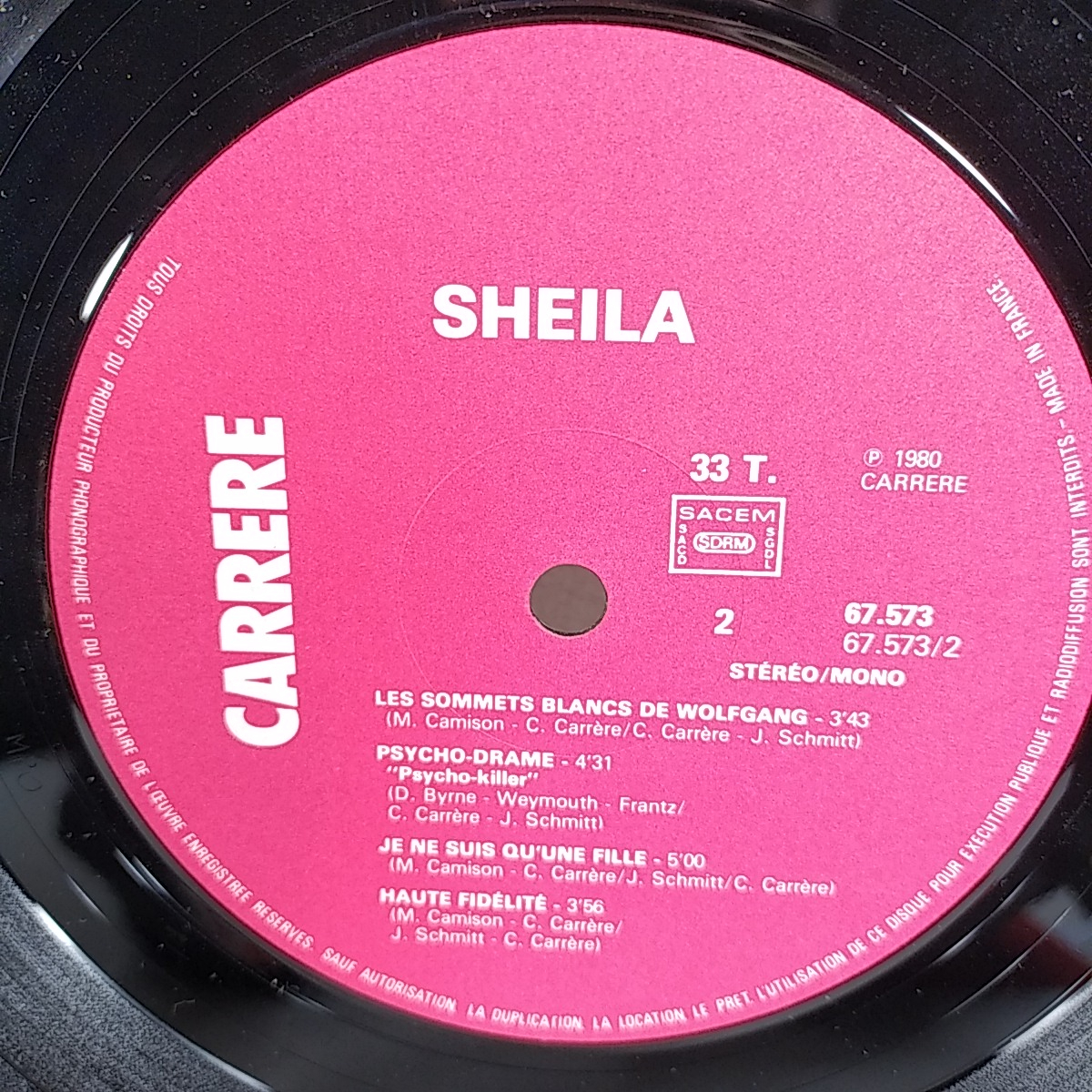 Voir photo 6 de Album vinyle 33 tours - Sheila Album vinyle 33 tours - Sheila Bon état - Vue 6 -