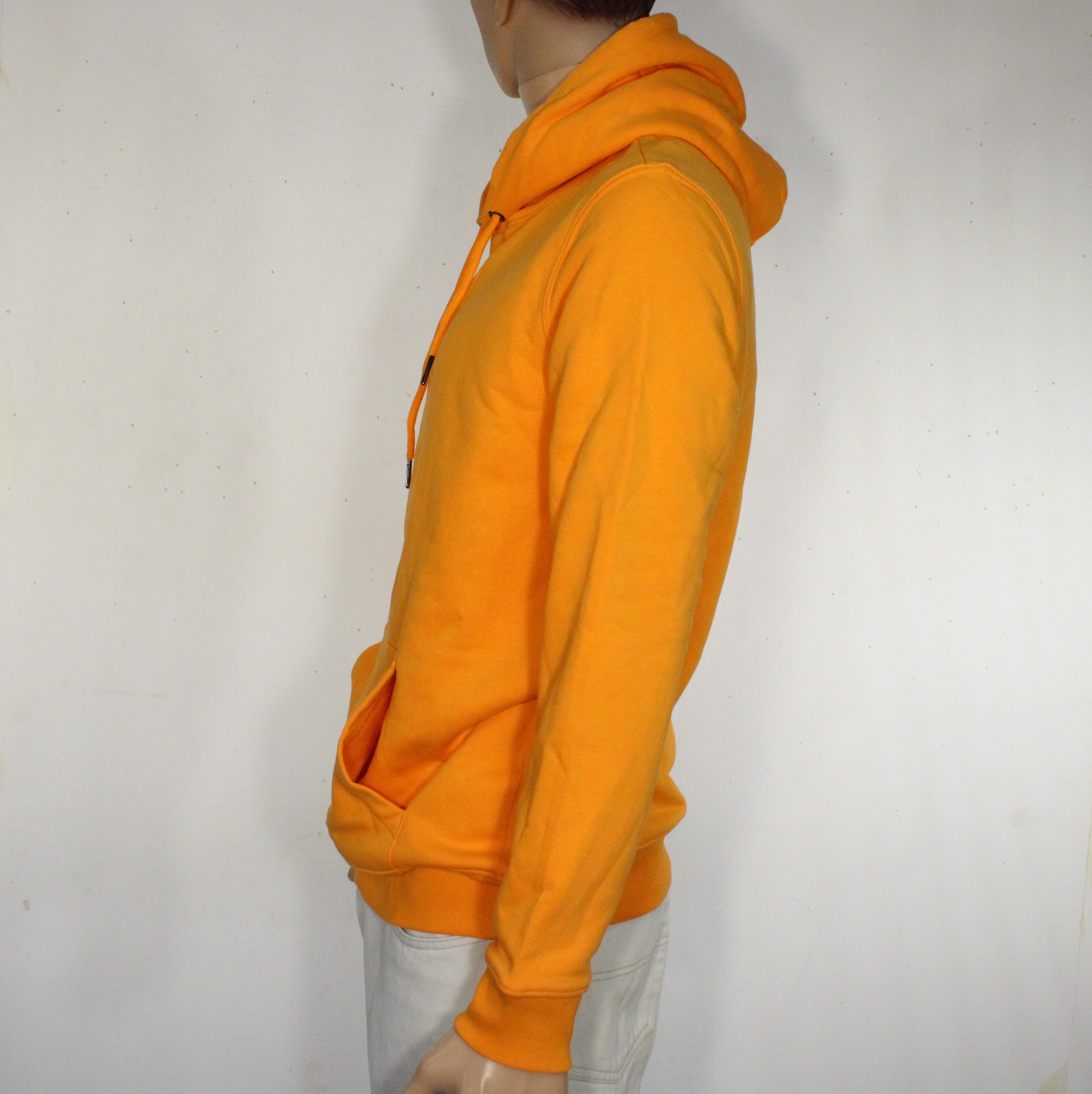 Sweat Mixte à Capuche Orange Coton Bio Taille M - Photo 2