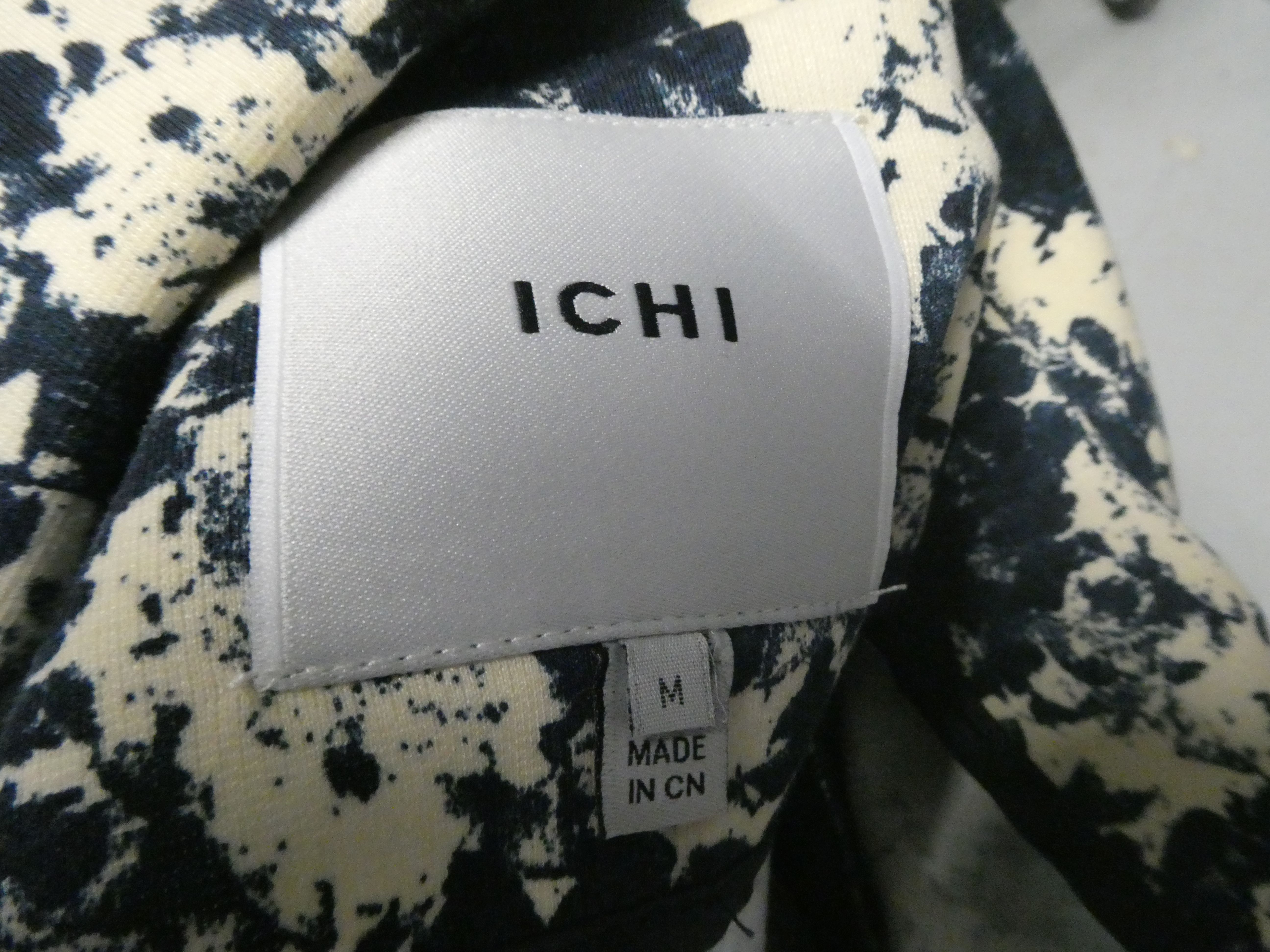 Ensemble Ichi Femme – Veste Taille M et Pantalon Taille T5, Motif Floral Bleu Marine - Photo 12