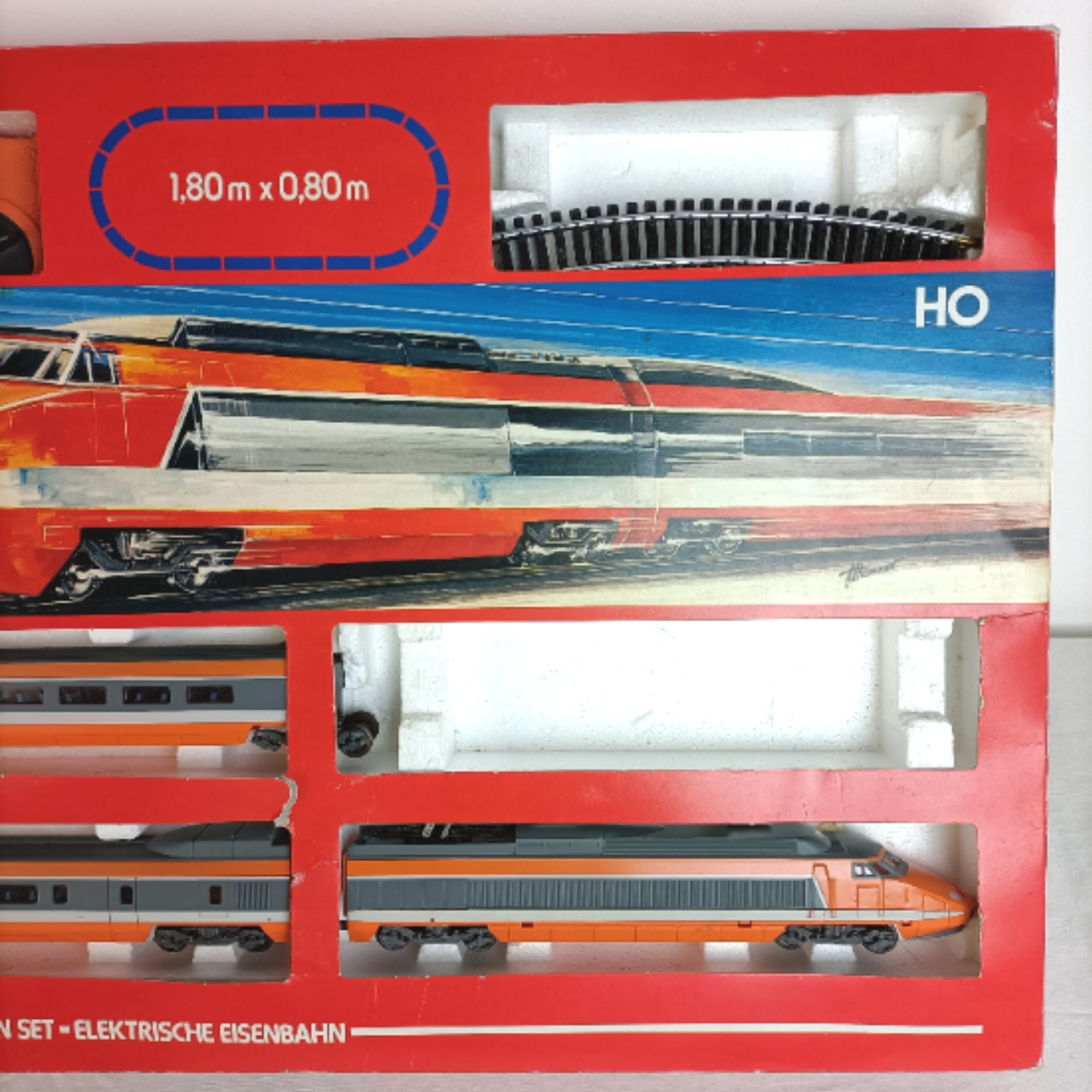 Train électrique HO TGV Jouef - État correct - Photo 5