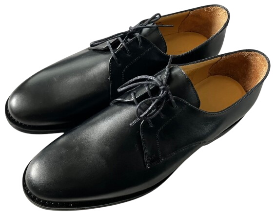 Chaussures homme basse noire cadre T43  -  reconditionné disponible sur Label Emmaüs
