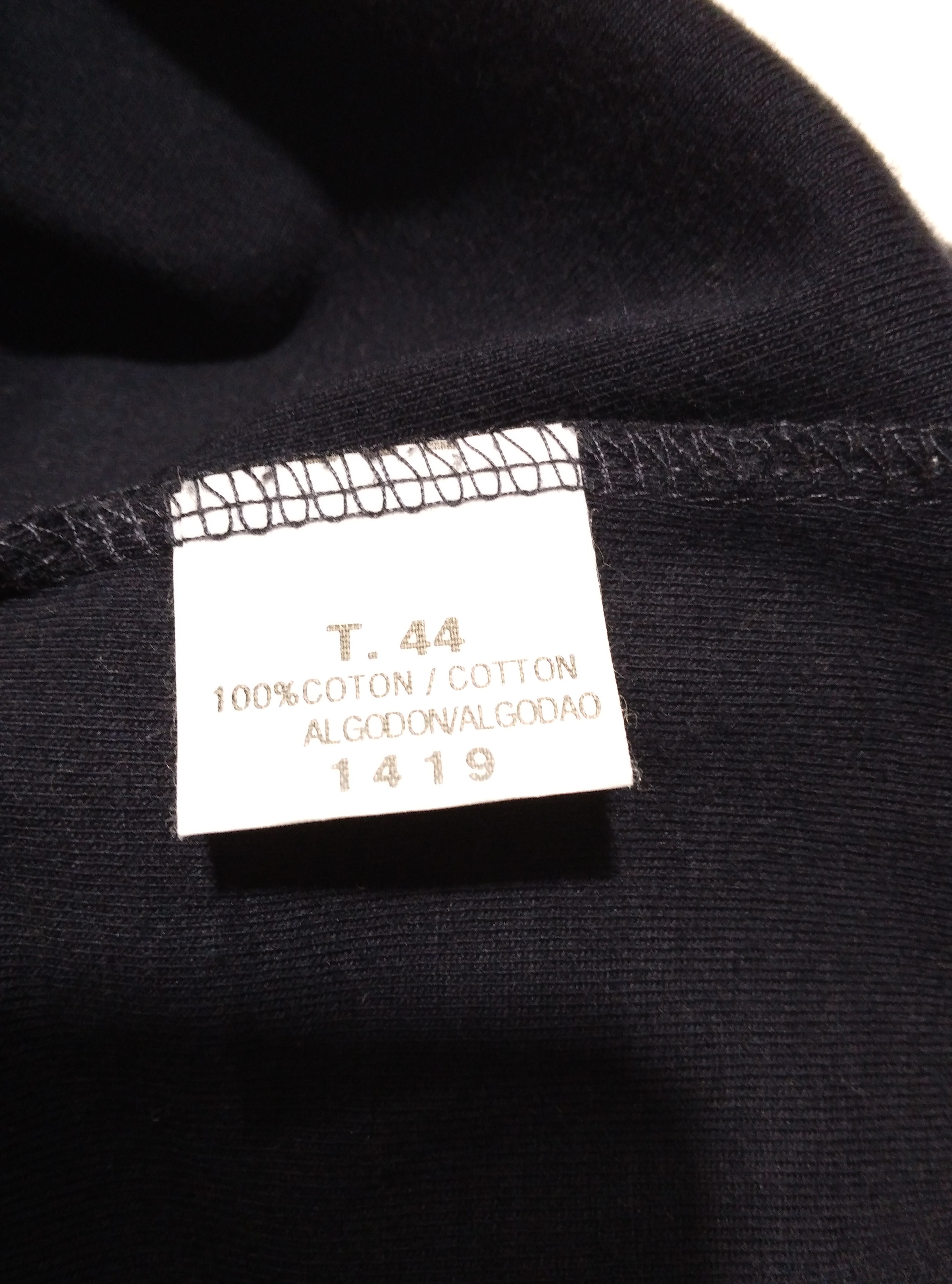 Pull bleu marine et bandes blanches, Caroll - 44. - Photo 5
