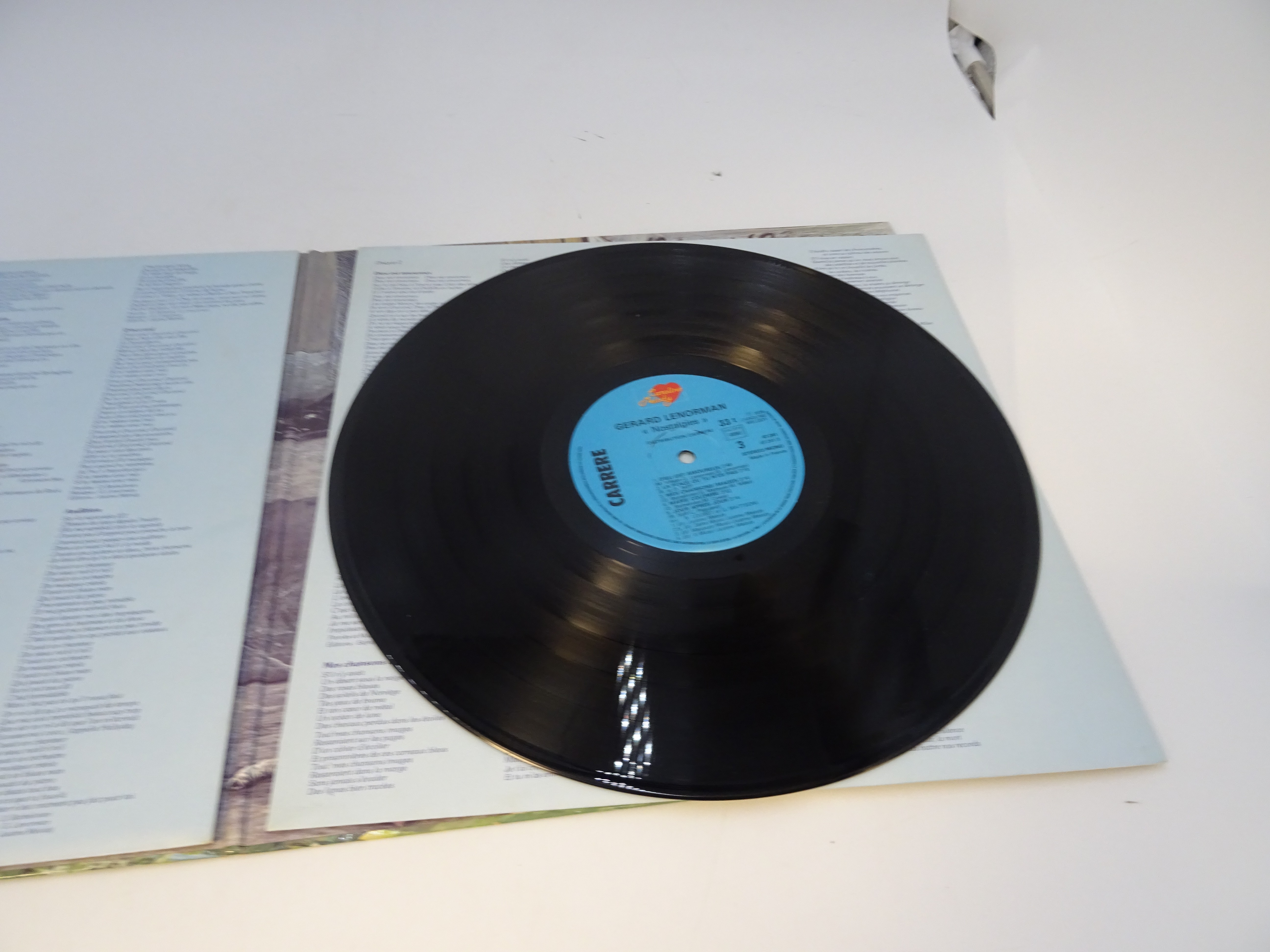 Vinyle 33 tours Gérard Lenorman "Nostalgies" Bon état - Vue 6 - 