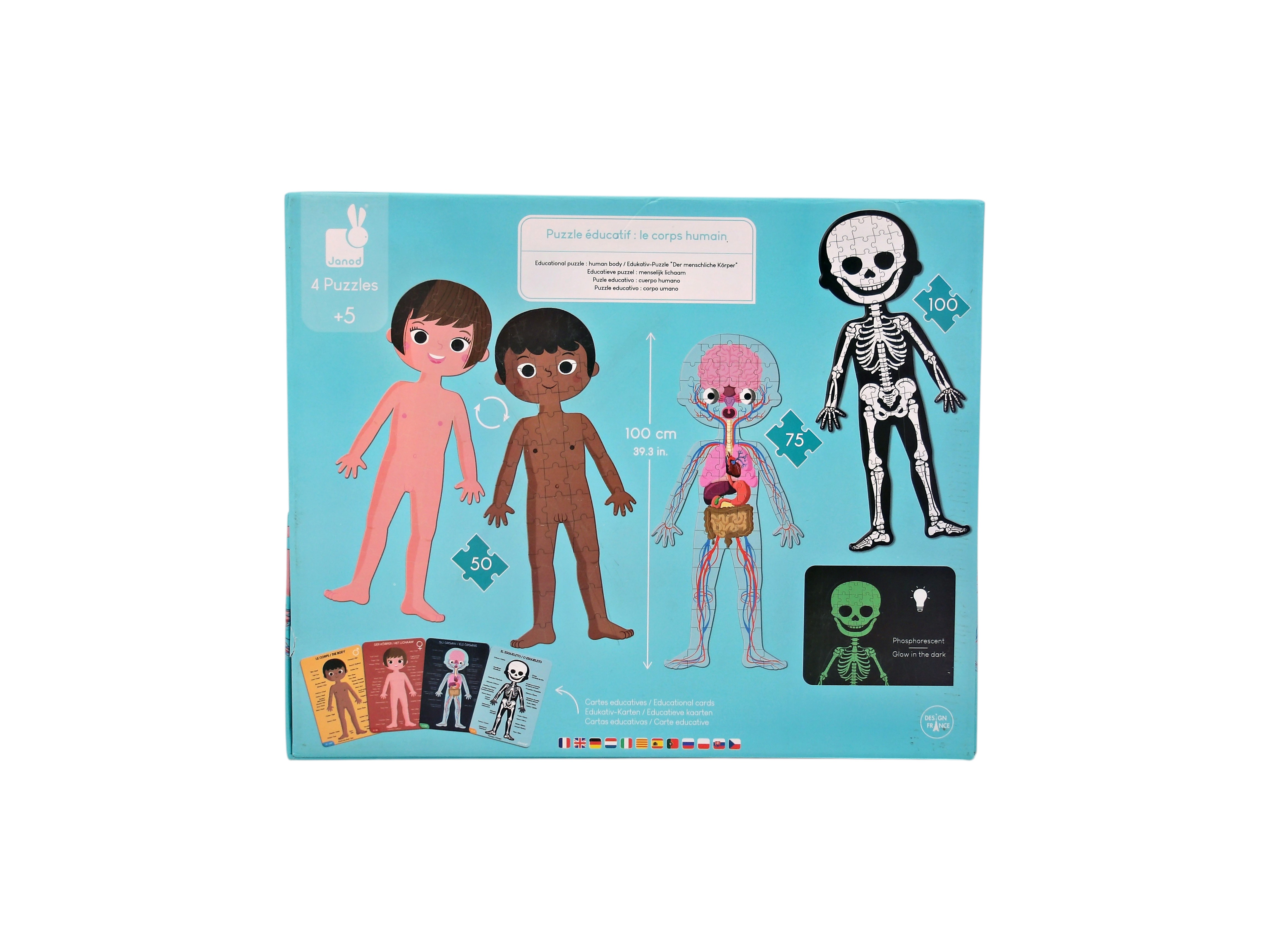 Puzzle éducatif - Le corps humain x 4- Édition 2019 Comme neuf - Vue 2 - 