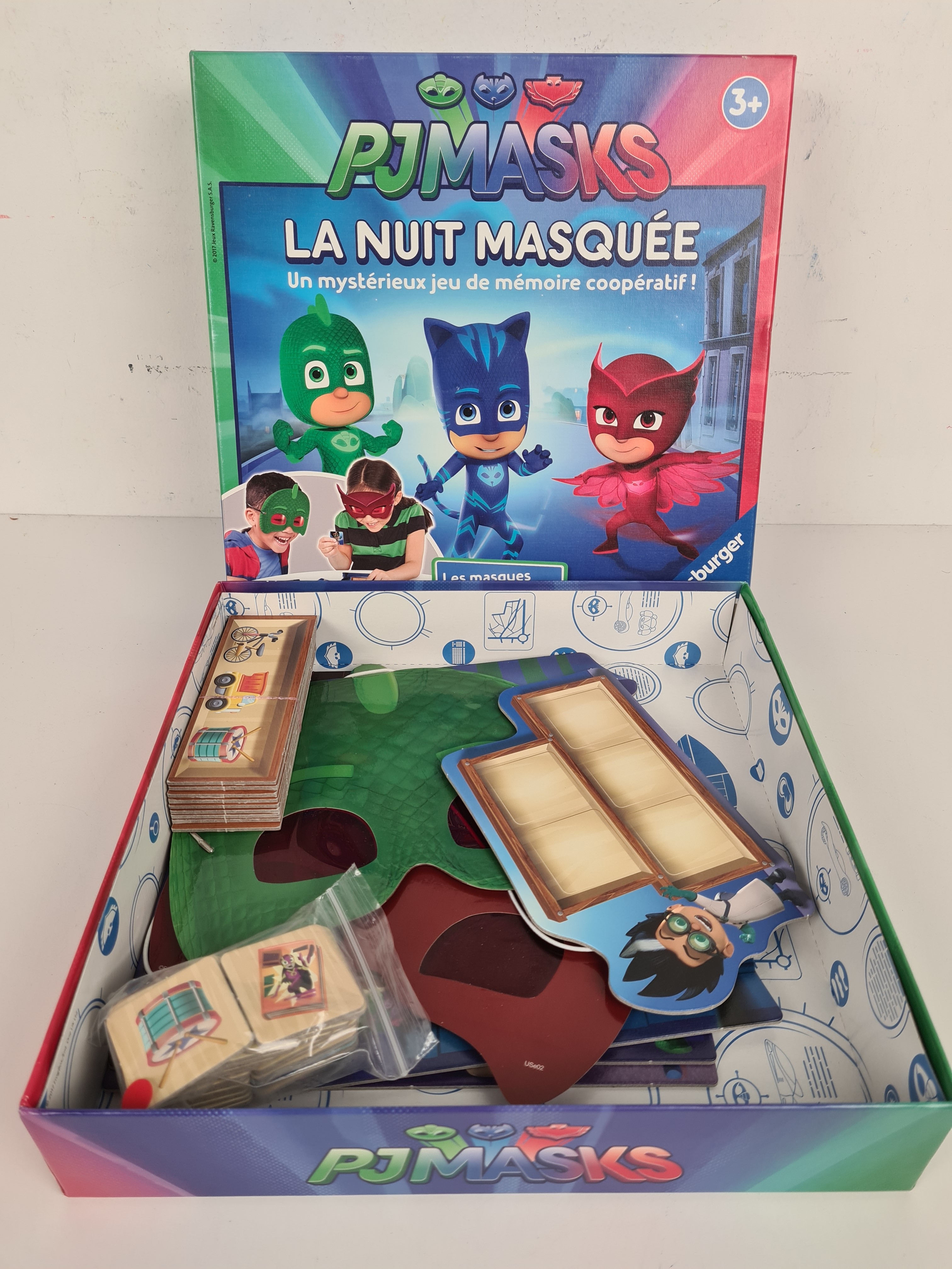 Jeu de mémoire coopératif - PJmasks - La nuit masquée - Ravensburger - 3 ans+ - Photo 4