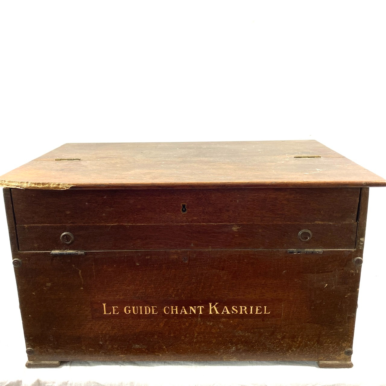 Harmonium - Le guide chant Kasriel en bois - Bon état - Photo 5