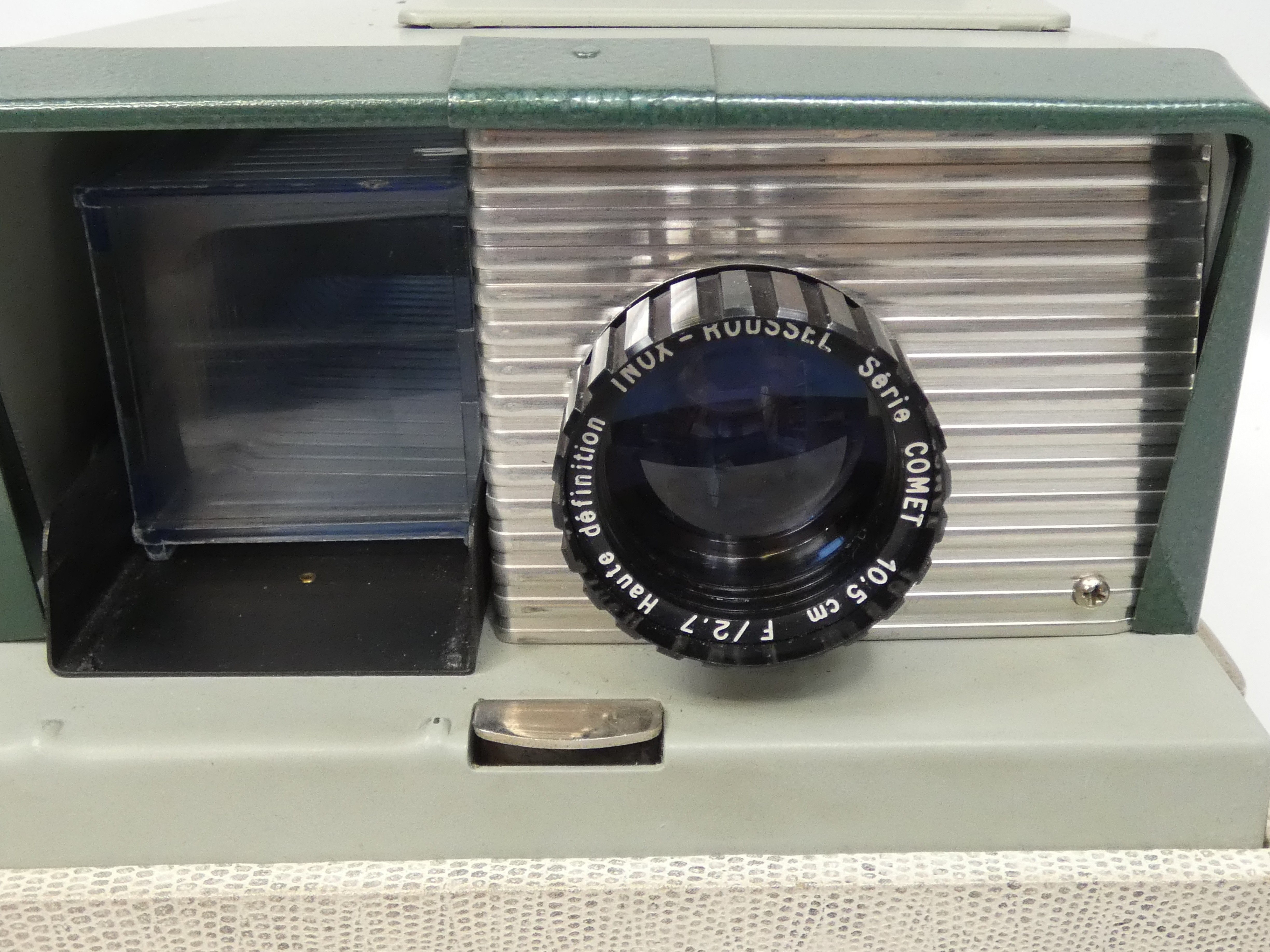 Projecteur de diapositives vintage PRESTINOX ROUSSEL série Comet 10.5cm f/2.7  Très bon état - Vue 4 - 