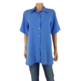 Chemisier  manches courtes- - Taille 40 - Label Emmaus - Modalova