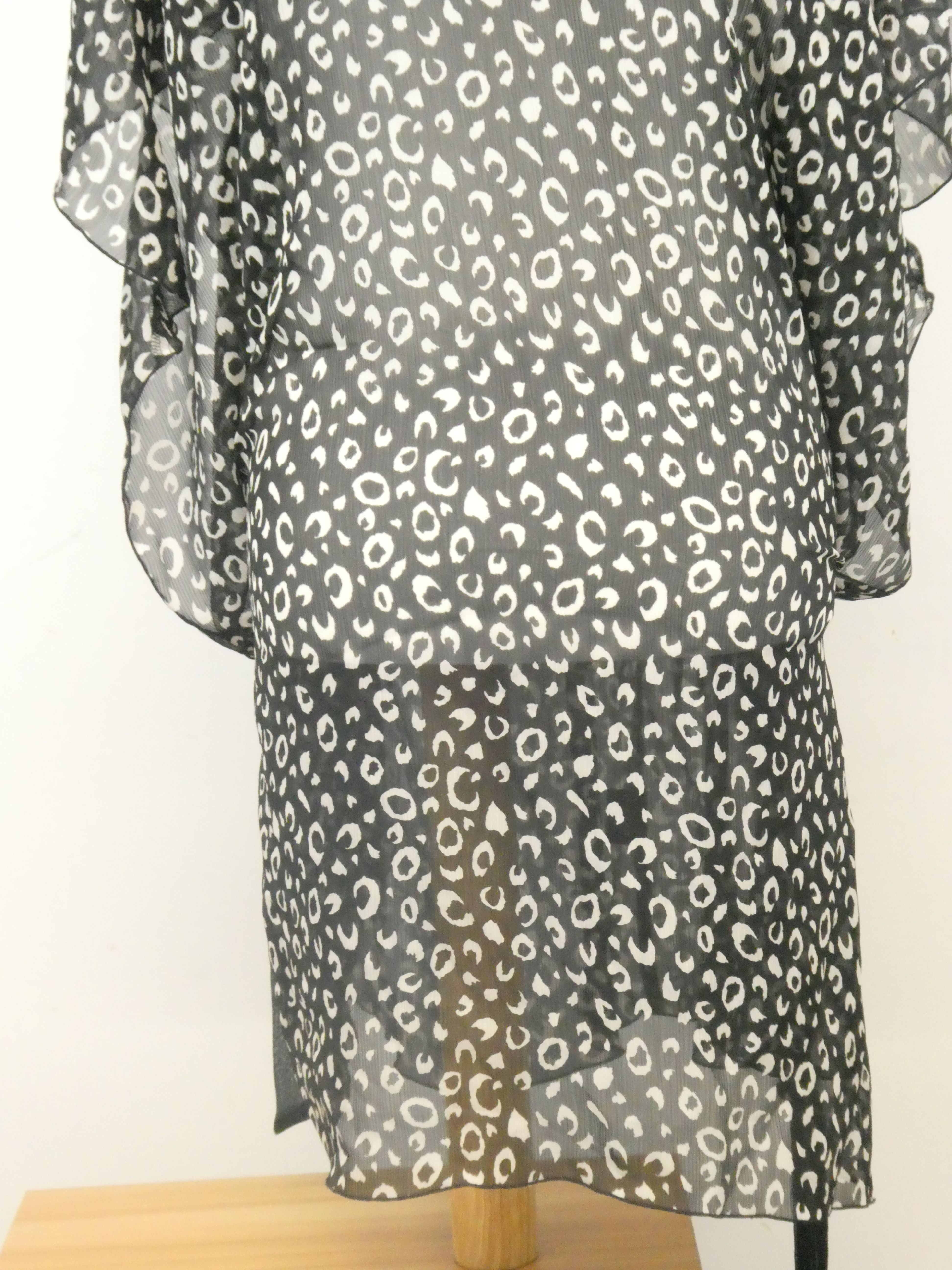 Darjeeling blouse semi transparent encolre ouvert - Taille 3/L/40 - Photo 5