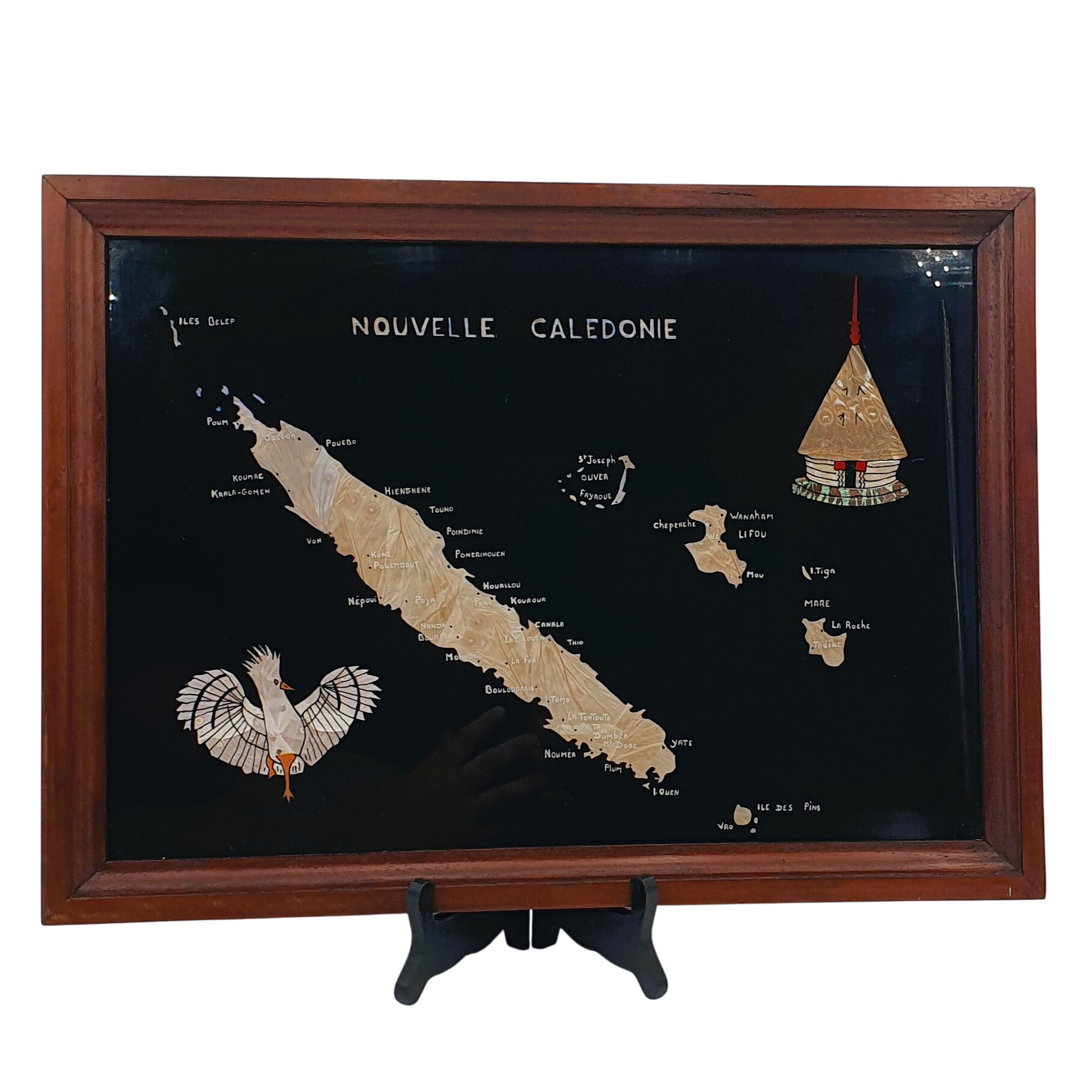 Tableau Nouvelle Calédonie en ailes de papillons - Photo 0
