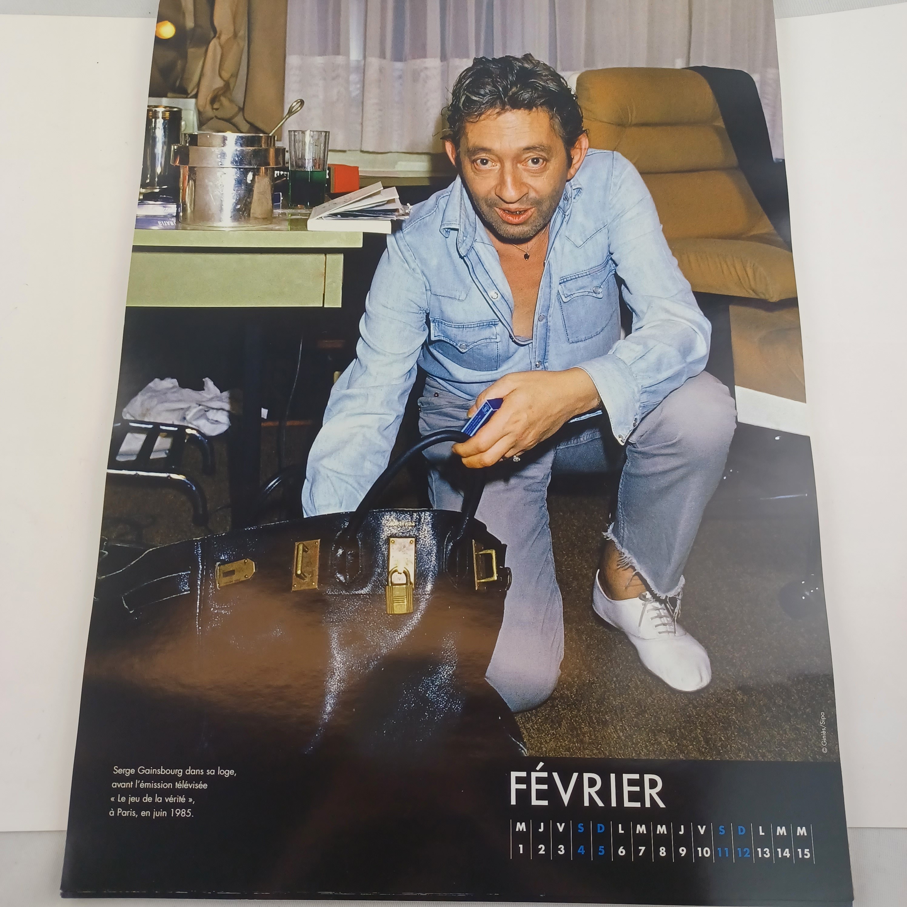 Calendrier de Gainsbourg forever de 2012 Très bon état - Vue 5 - 