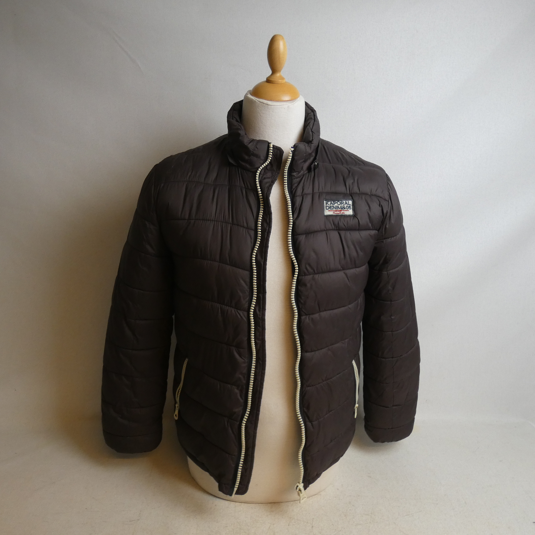 Doudoune Marron Kaporal - Taille 16a État correct -  reconditionné disponible sur Label Emmaüs