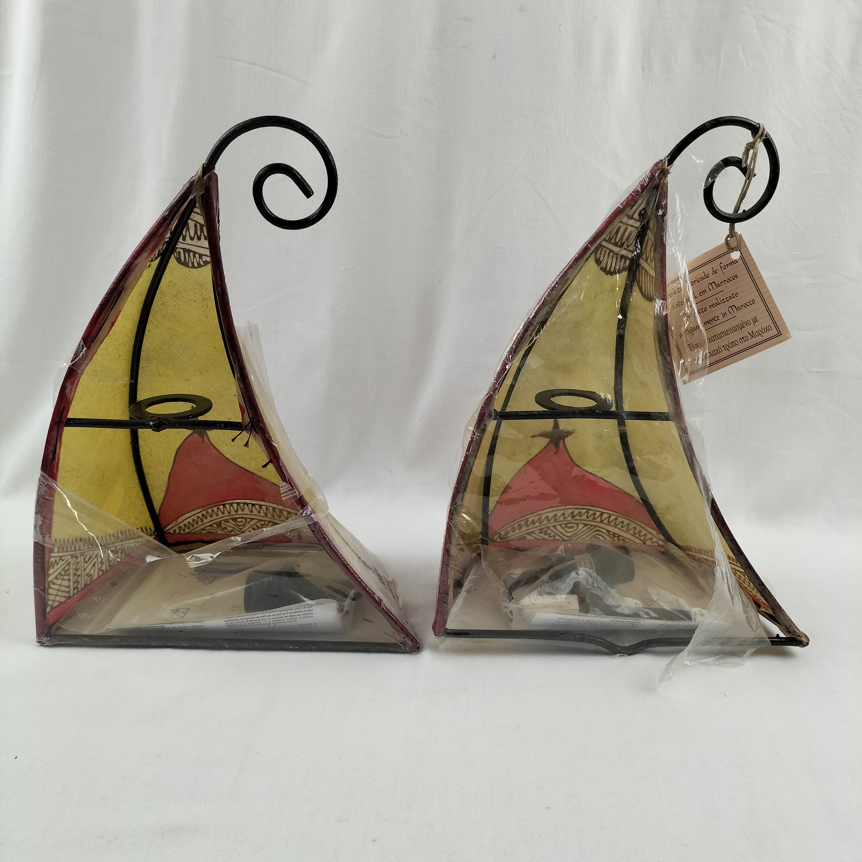 Lot de 2 Appliques Murales Artisanales Marocaines Très bon état - Vue 6 - 