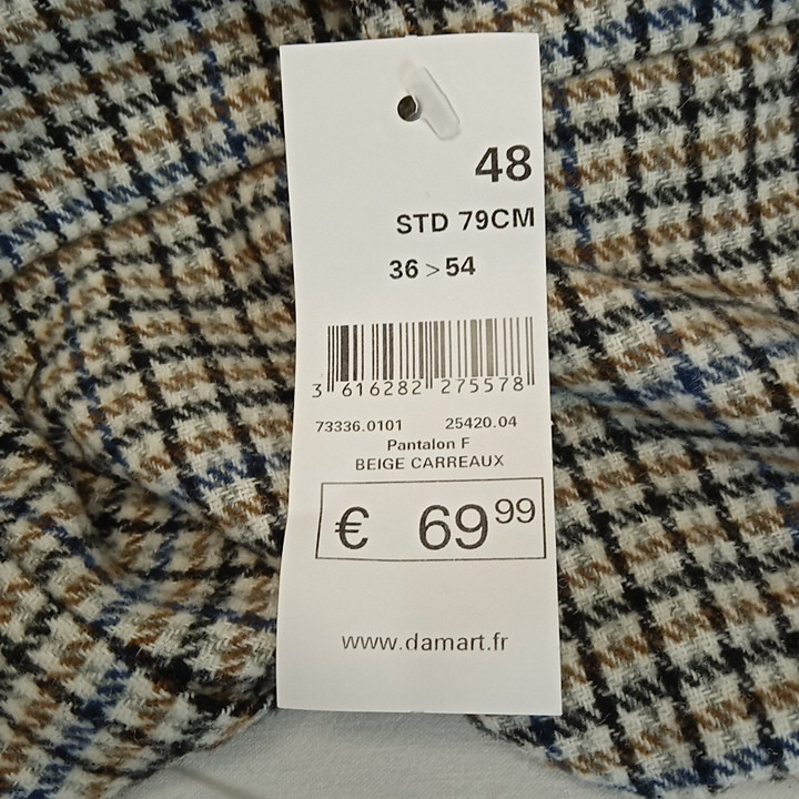 Pantalon large femme 