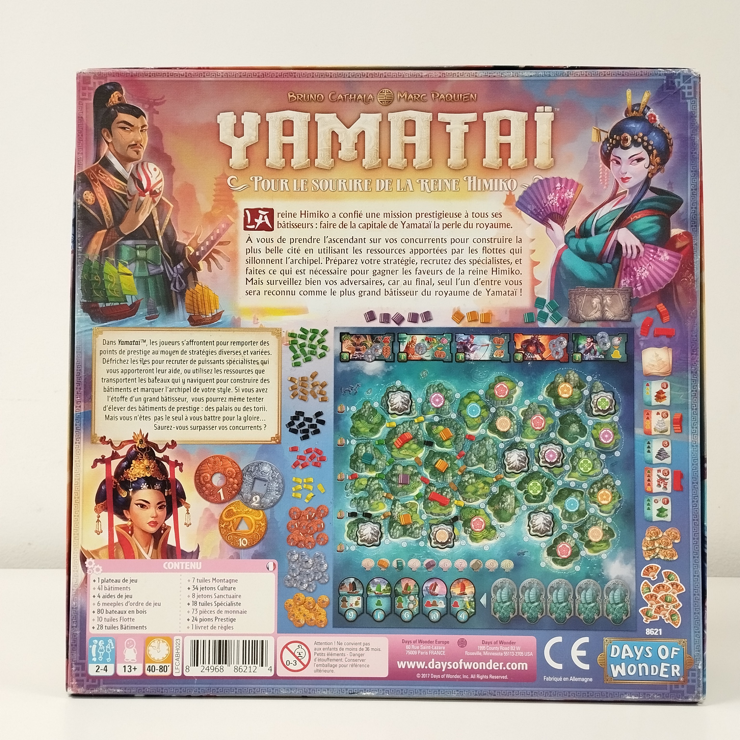 Jeu de stratégie et de l'imaginaire : Yamataï (Days of Wonder) Comme neuf - Vue 2 - 
