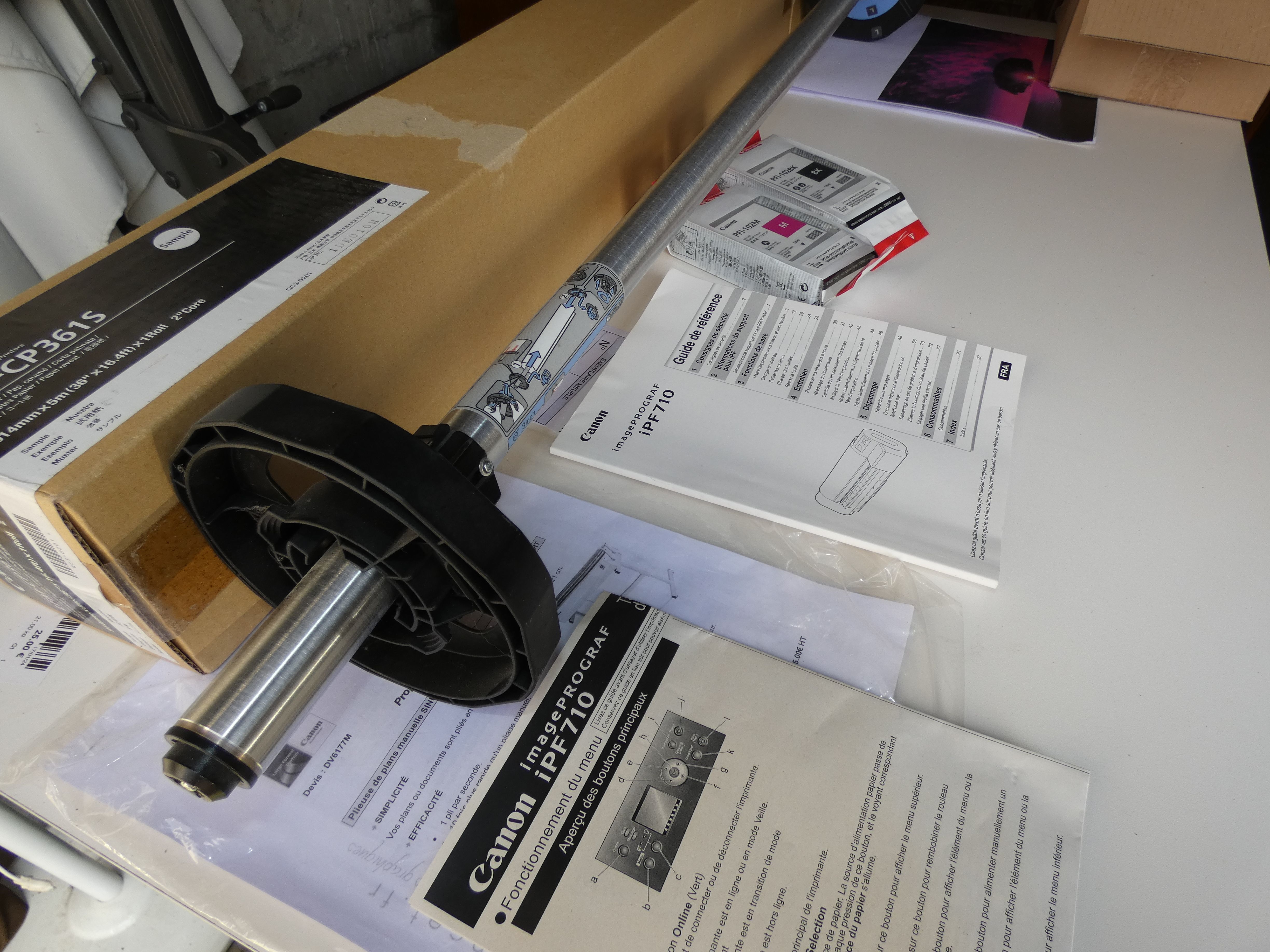 Imprimante CANON ImagePrograf iPF710 pour reprographie grands formats - Comme neuf - Photo 11