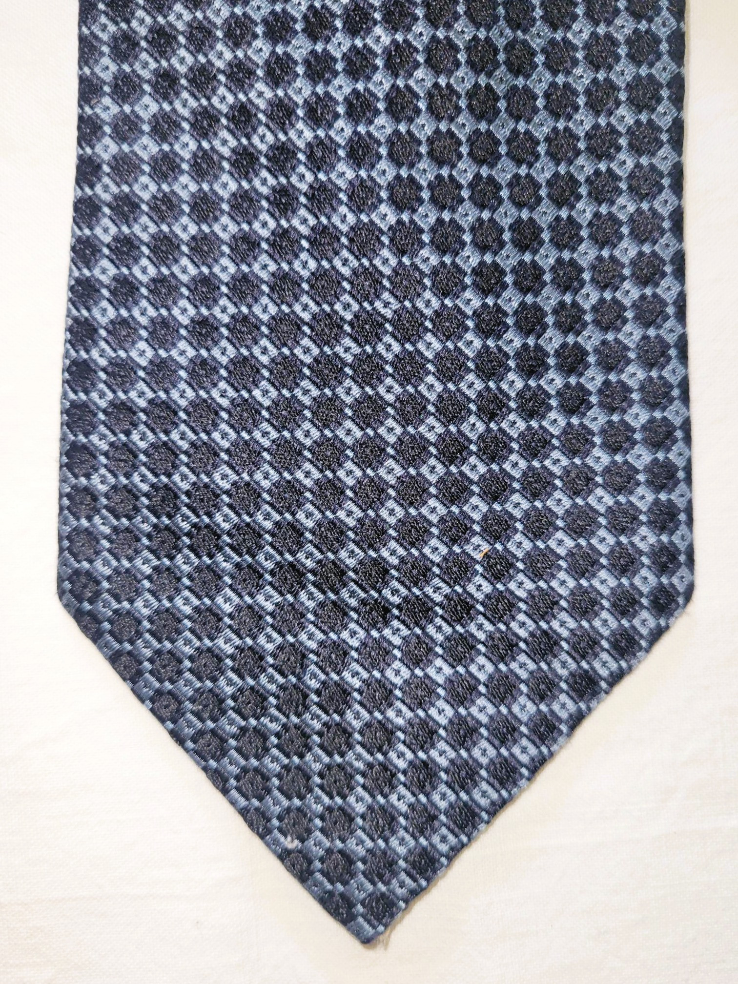 Cravate noire et grise Brentwood 100% soie - Photo 1