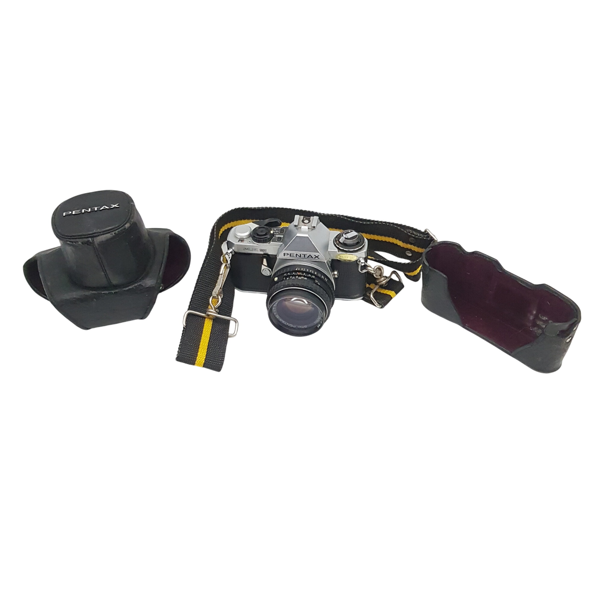 Appareil photo argentique - Pentax ME Super - Bon état sur Label Emmaüs