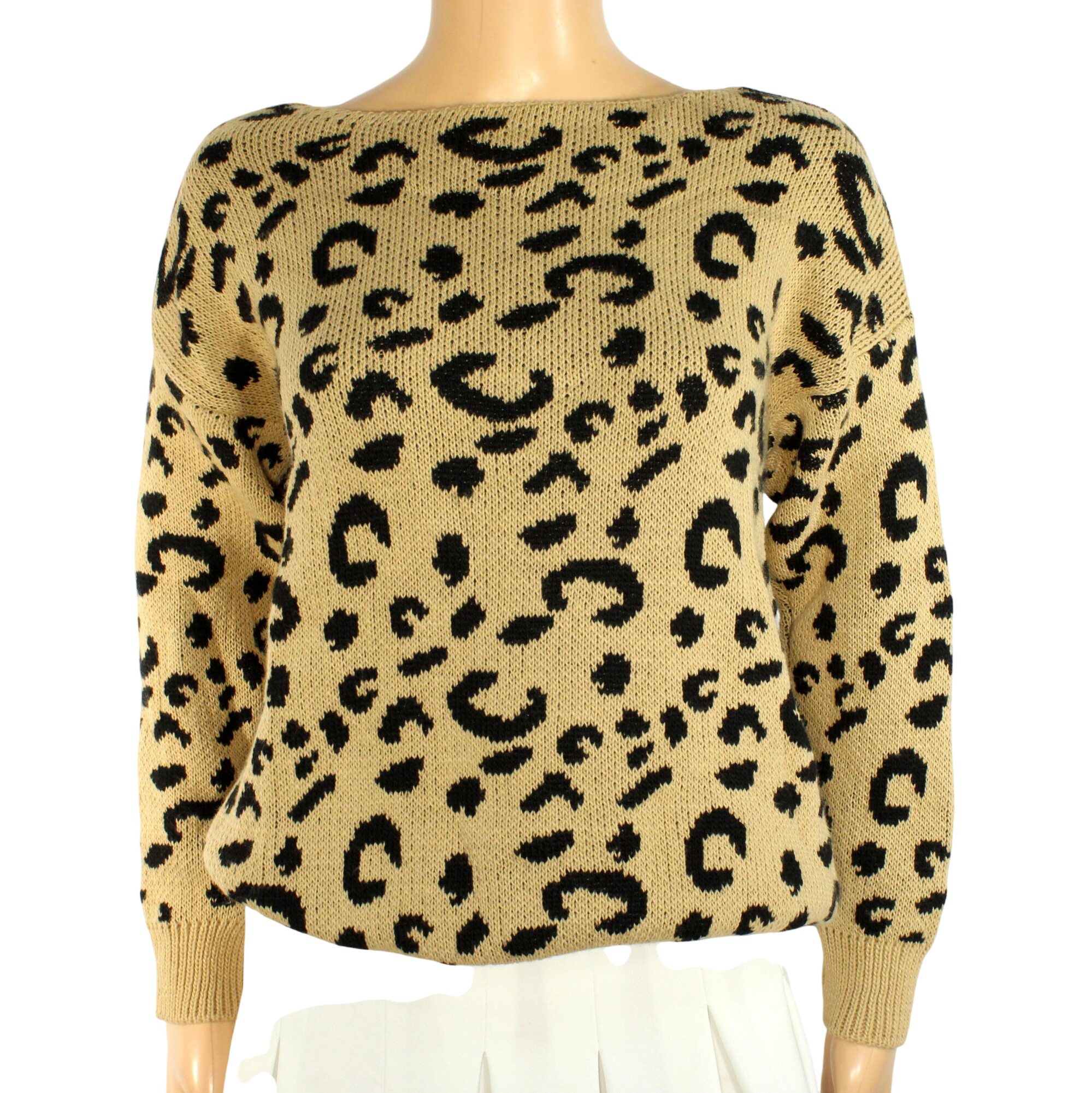 Pull En Maille Lopard Estime Taille Unique - Made In Italy - Modalova