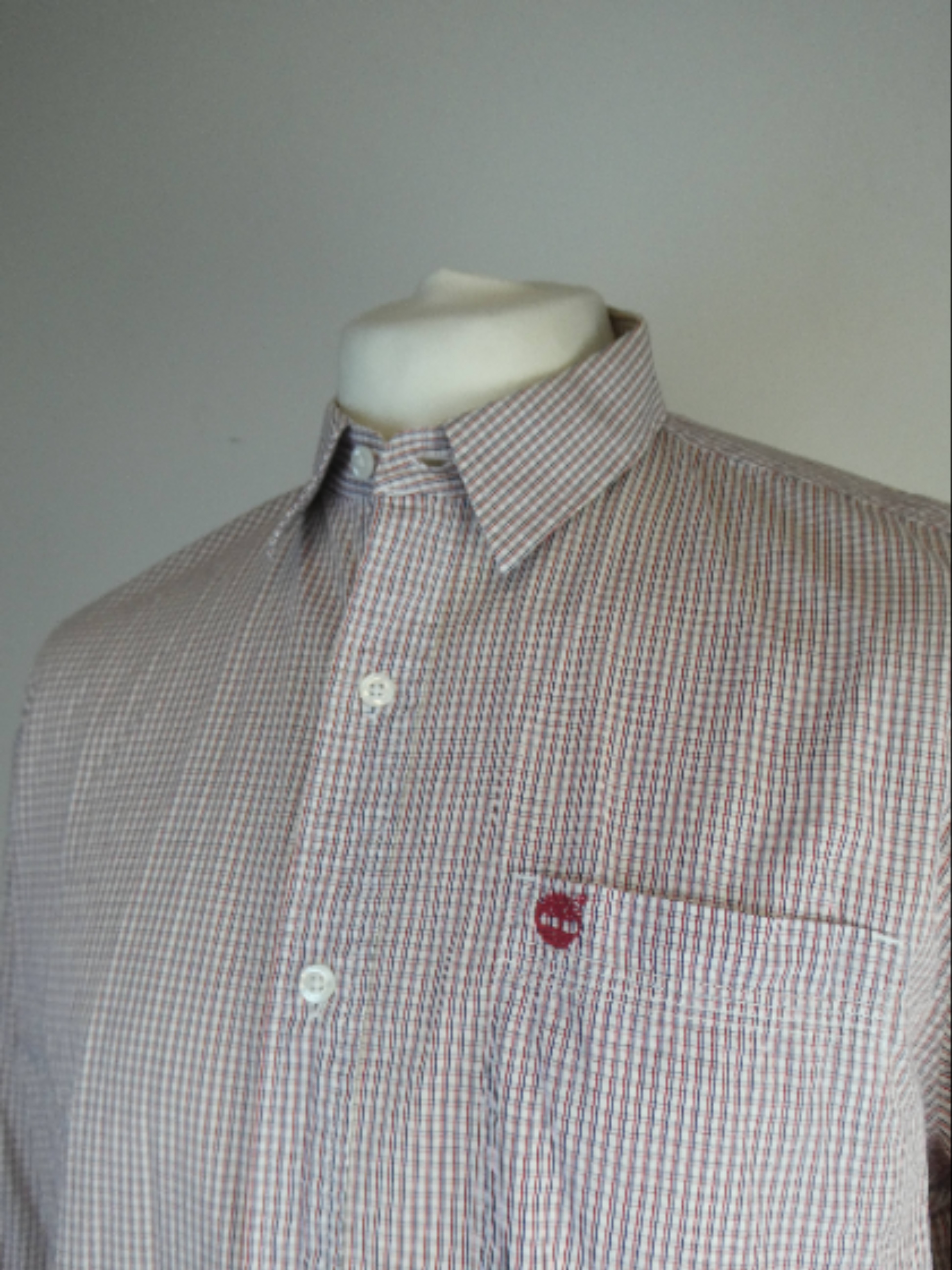 Timberland - Chemise à petits carreaux Regular Fit - L - Photo 2