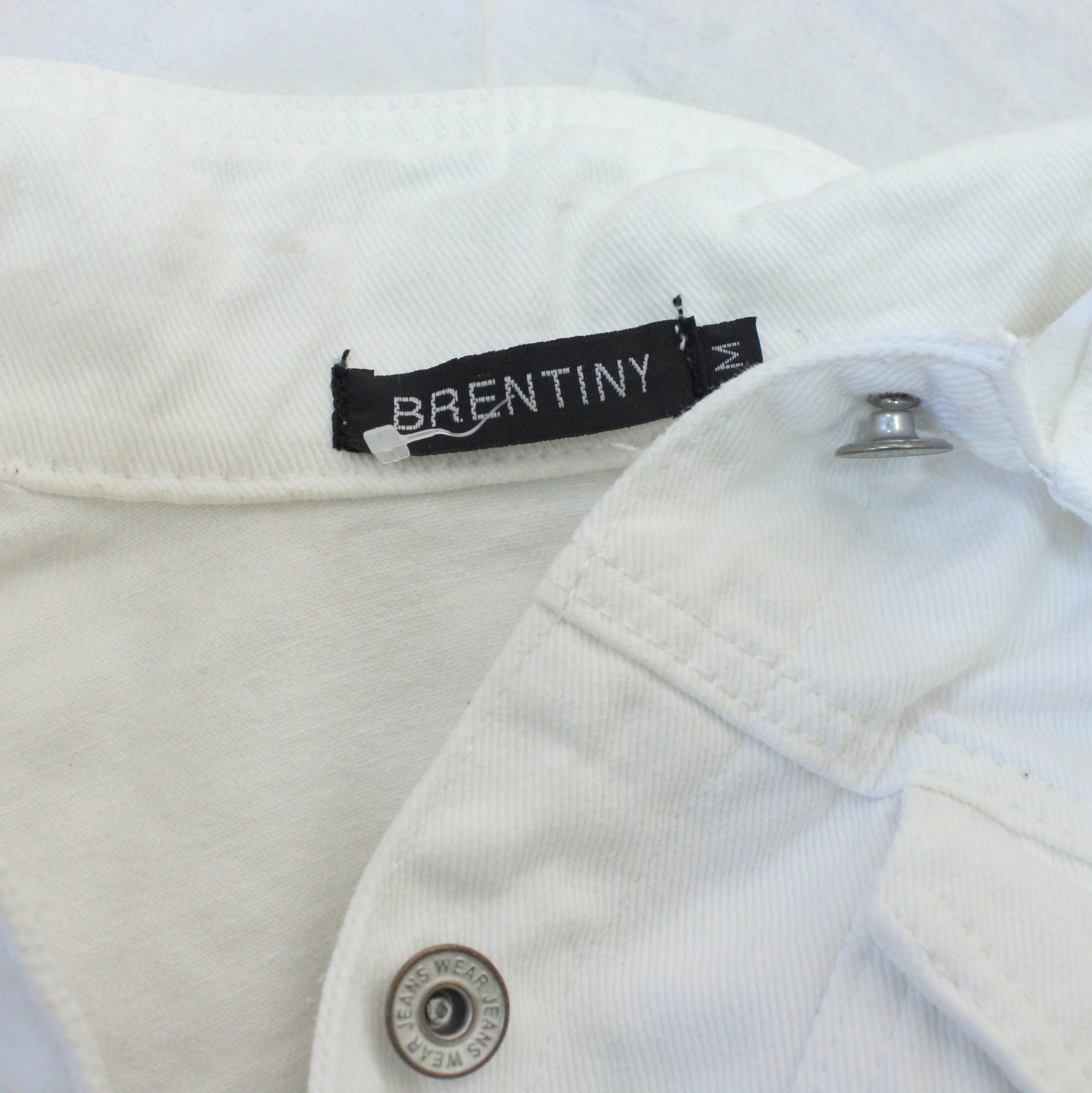 Veste Jean's Blanche BRENTINY Taille M - Photo 4