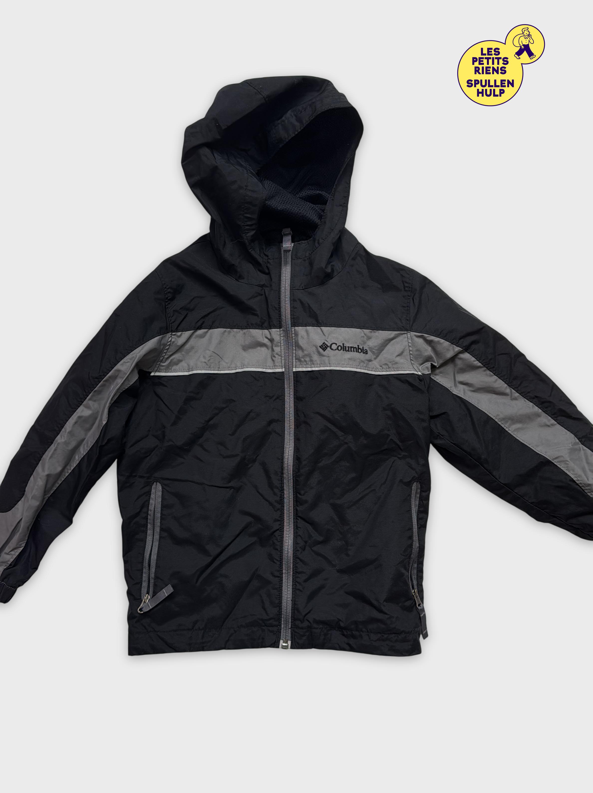 Columbia Veste de pluie légère noire et grise 6 ans  - Photo 0