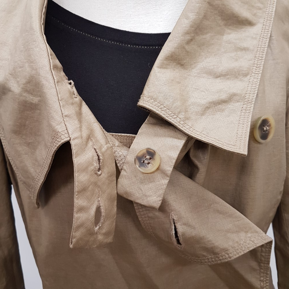 Trench beige - IKKS - taille 44 Bon état - Vue 10 - 
