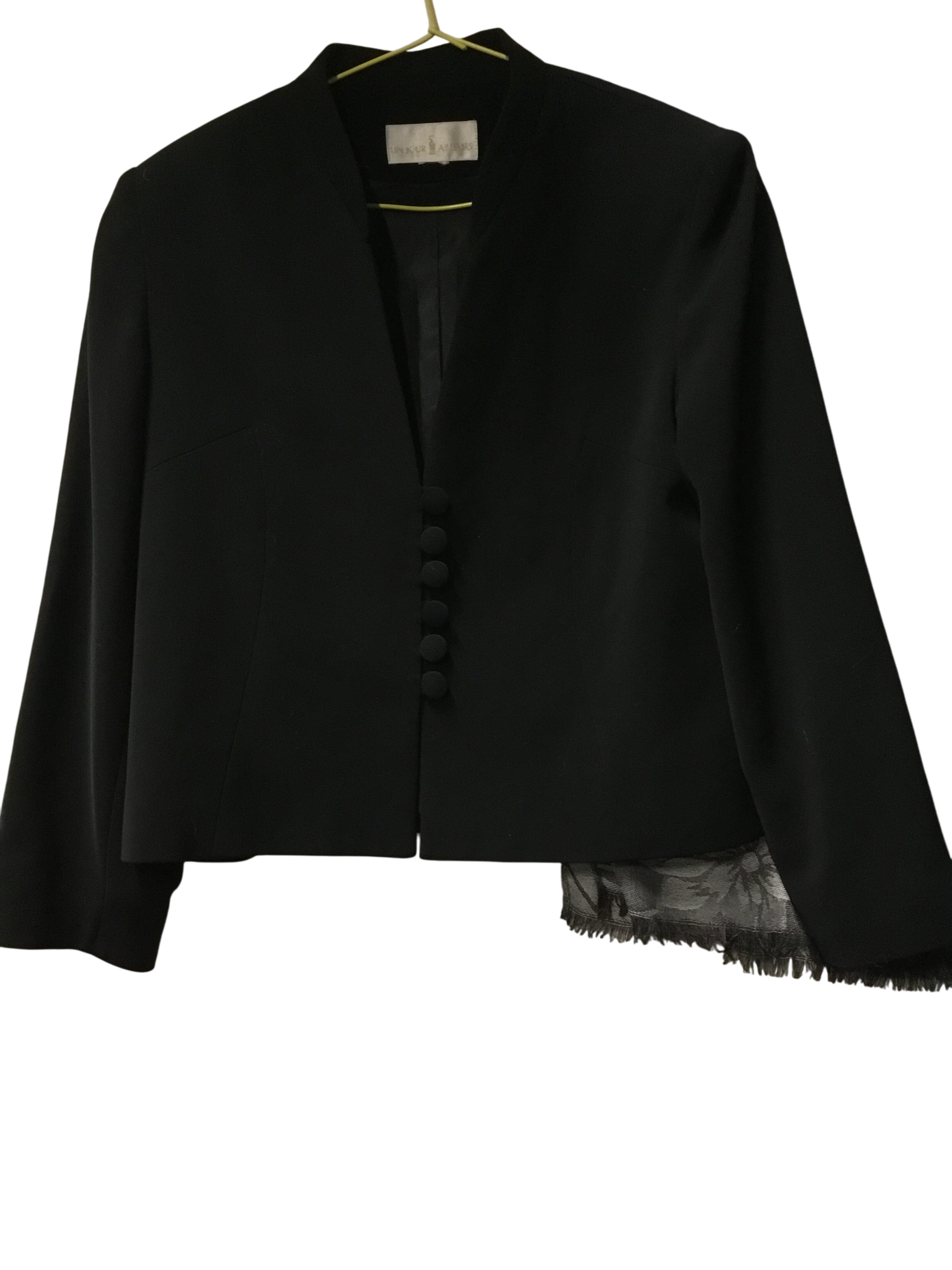 Veste de soirée noire « un jour ailleurs » taille 40 estimée - Photo 0