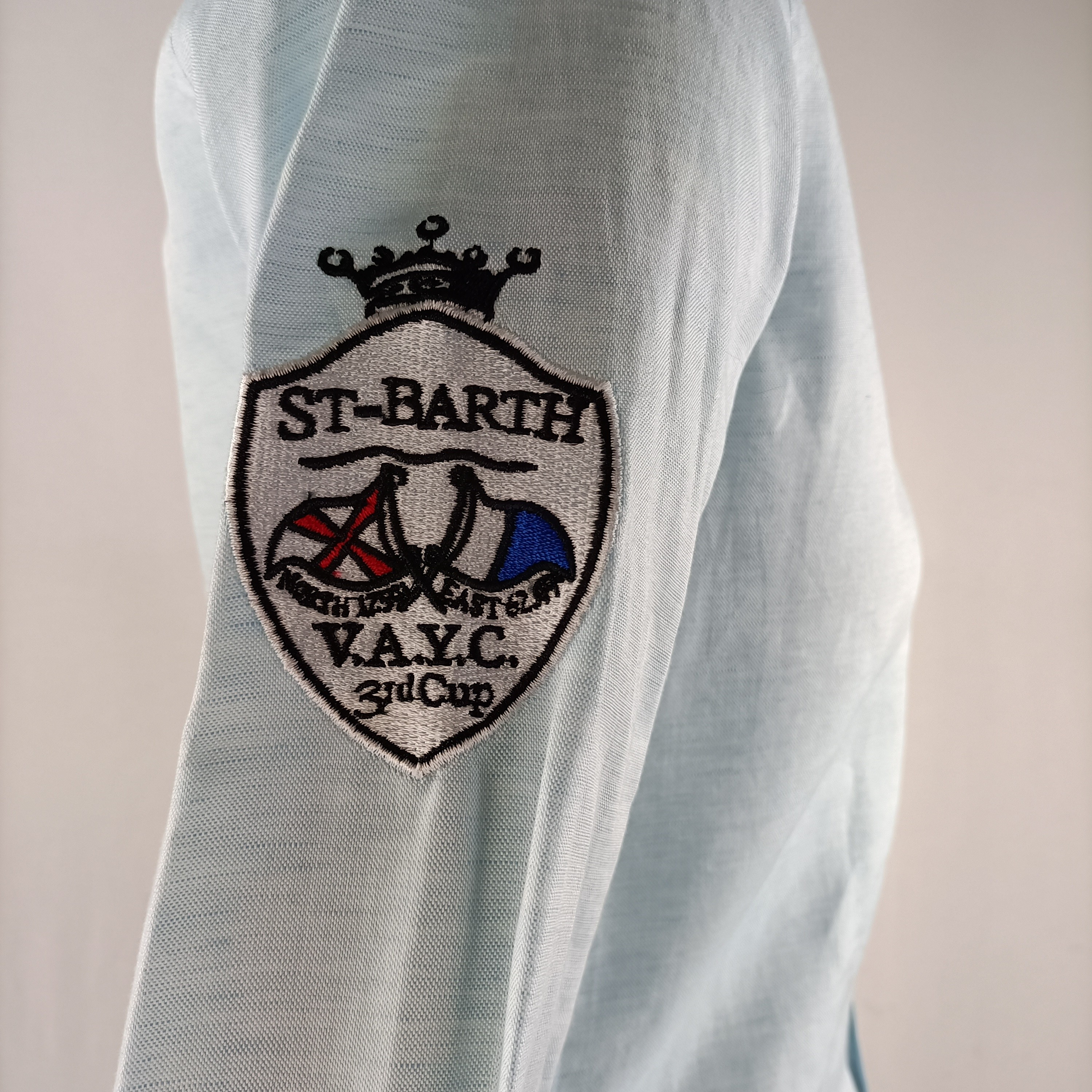 Chemise en lin St Barth- Vicomte A. - Taille 1 Très bon état - Vue 5 - 