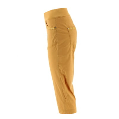 Pantacourt moutarde imprimé - Femme - Taille 38 - Photo 2