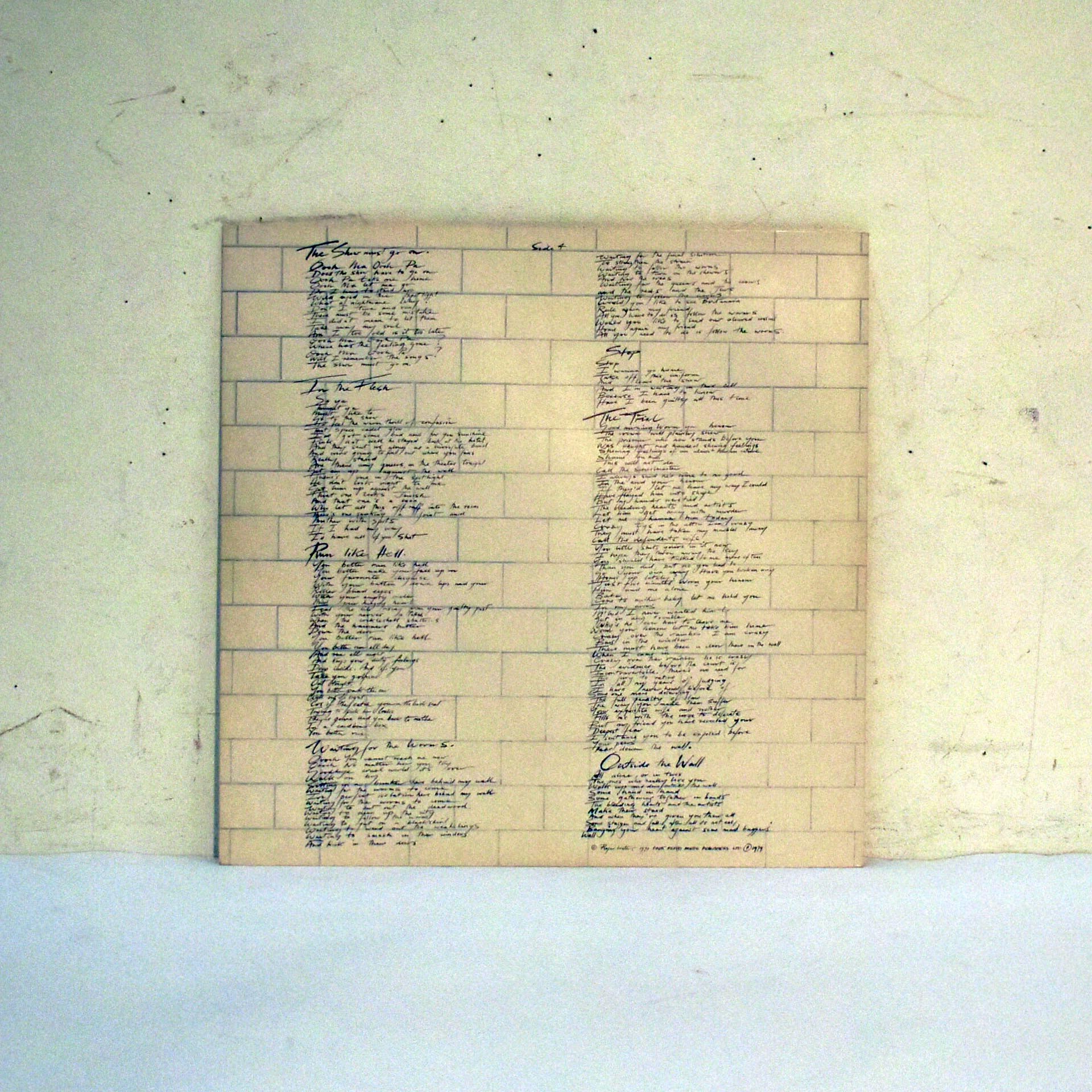 The Wall by Pink Floyd - Double Album 33 Tours Gatefold - EMI Electrola Gmbh Bon état - Vue 13 - 