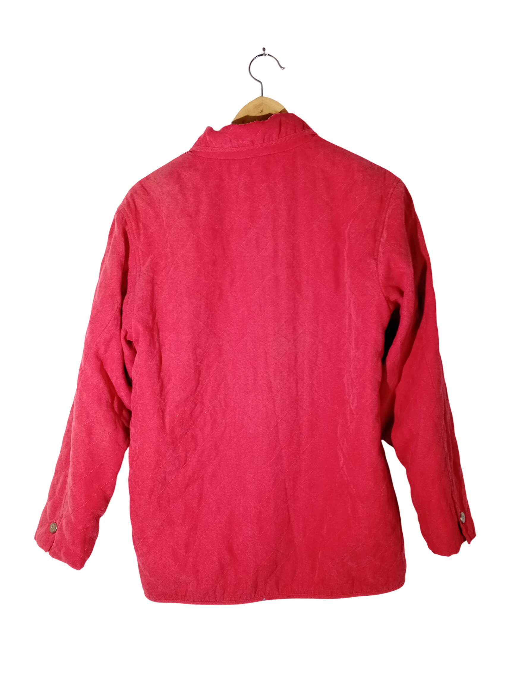 Voir photo 2 de Veste Matelassée Rouge Devernois L (T3724) Veste Matelassée Rouge Devernois L (T3724) Très bon état - Vue 2 -