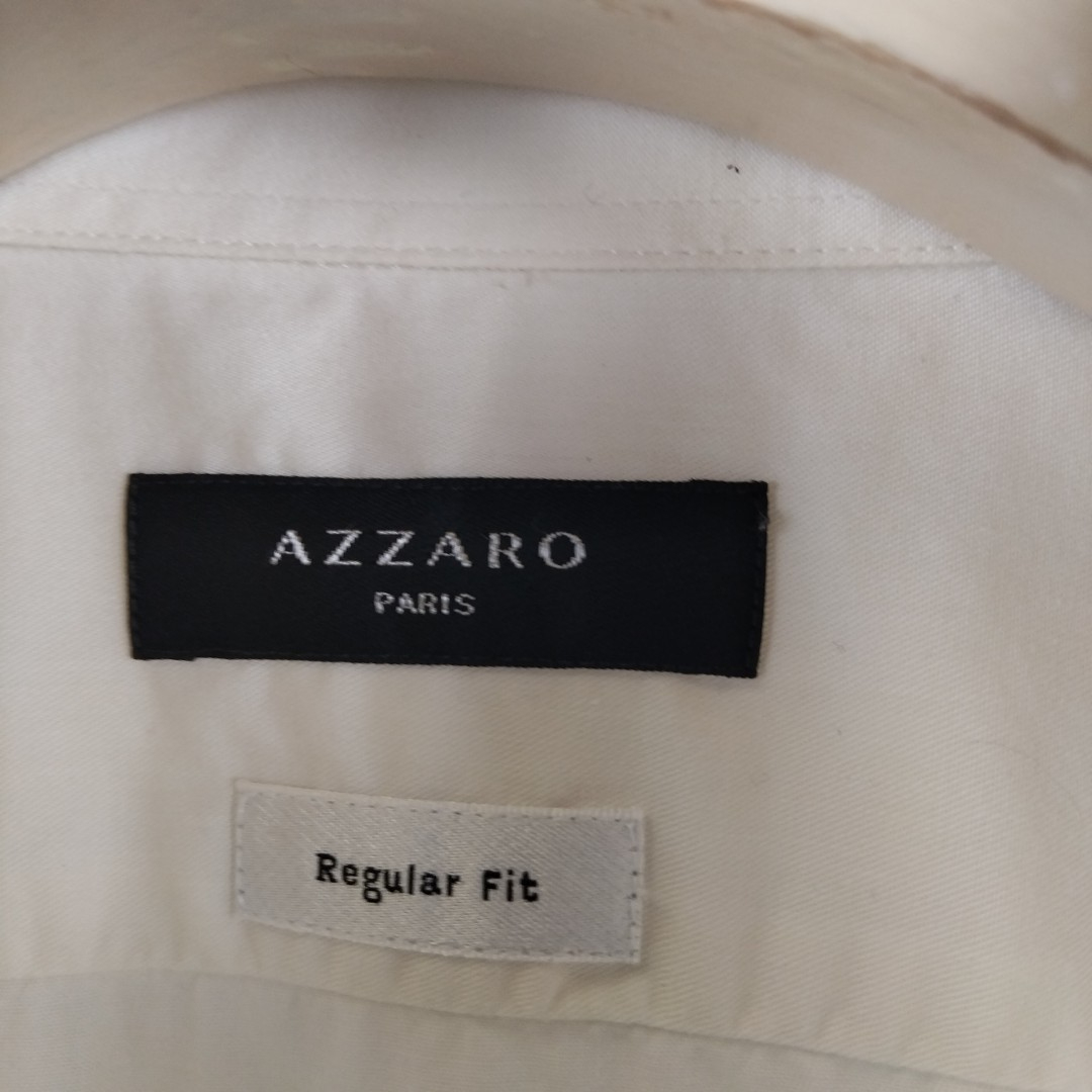 Azzaro - chemise blanche 100% coton - Taille 48 (estimée) - Photo 2