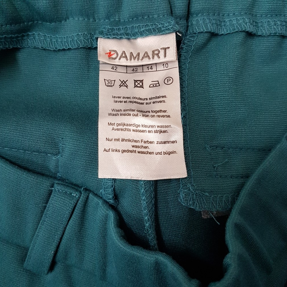 Voir photo 6 de Pantalon vert émeraude - DAMART - taille 42 Pantalon vert émeraude - DAMART - taille 42 Très bon état - Vue 6 -