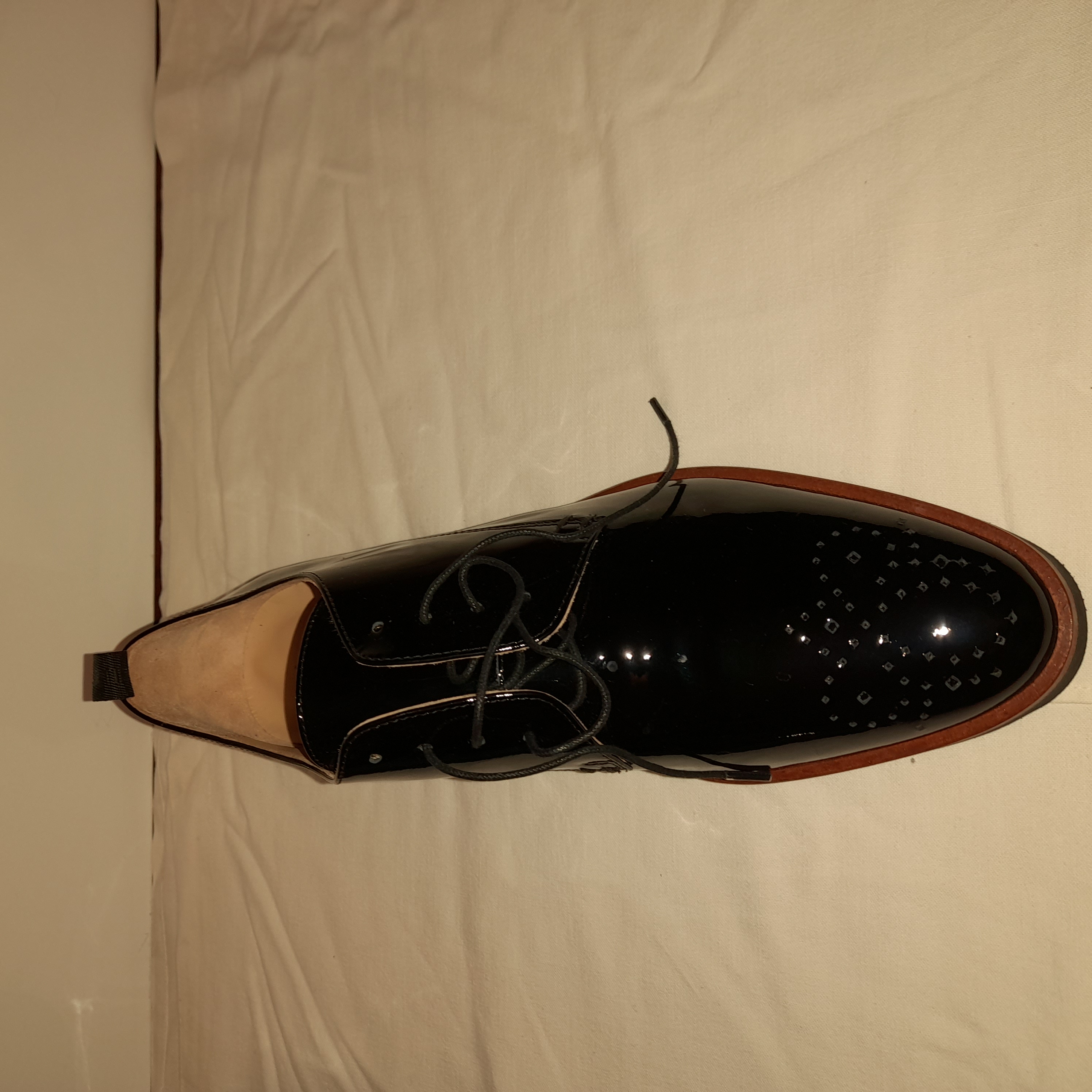 Chaussure de ville vernis noir homme jb martin P41 - État correct - Photo 7