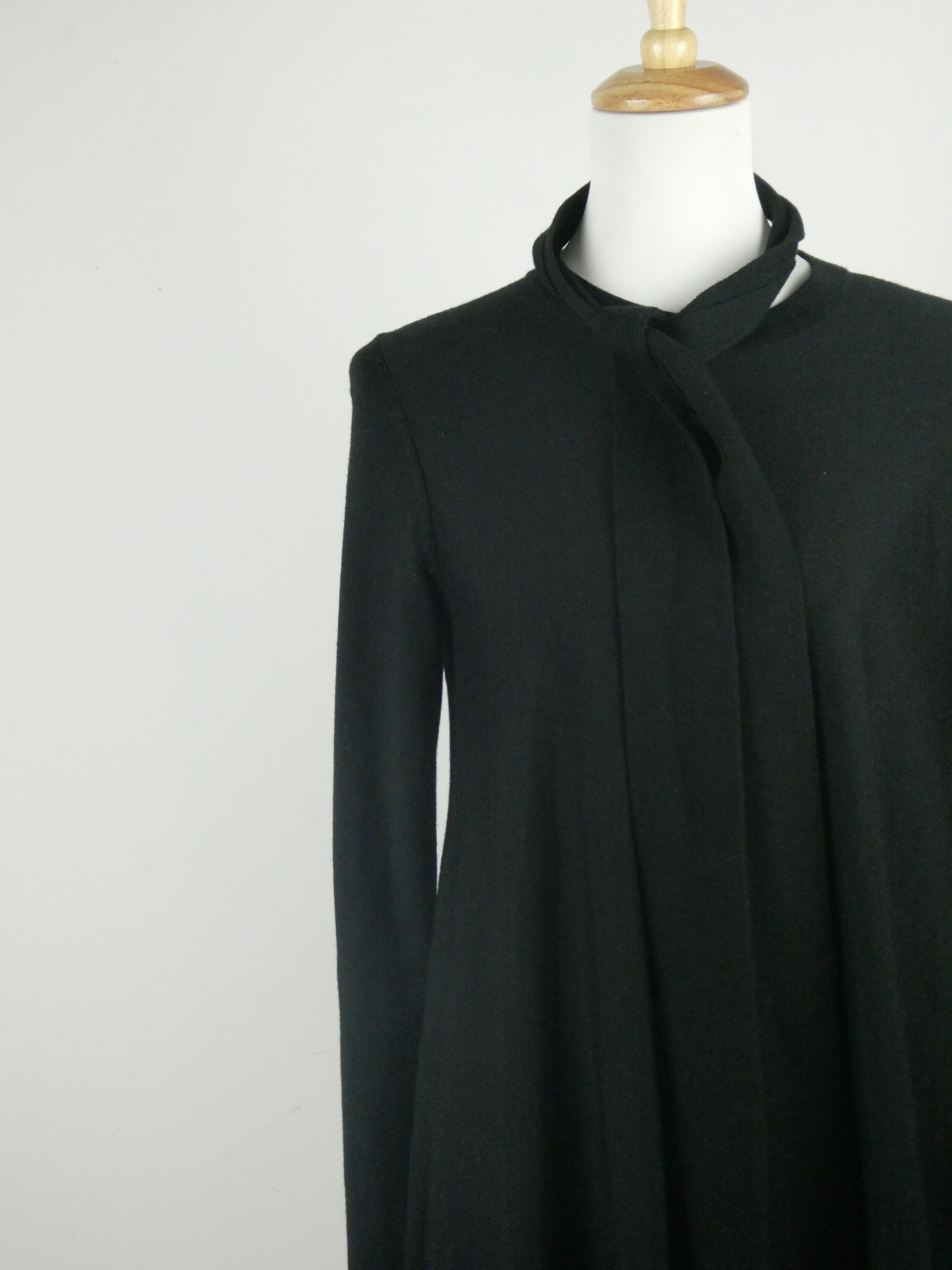 COS robe blouson manches longues encolure rond en laine - Taille S - Photo 2