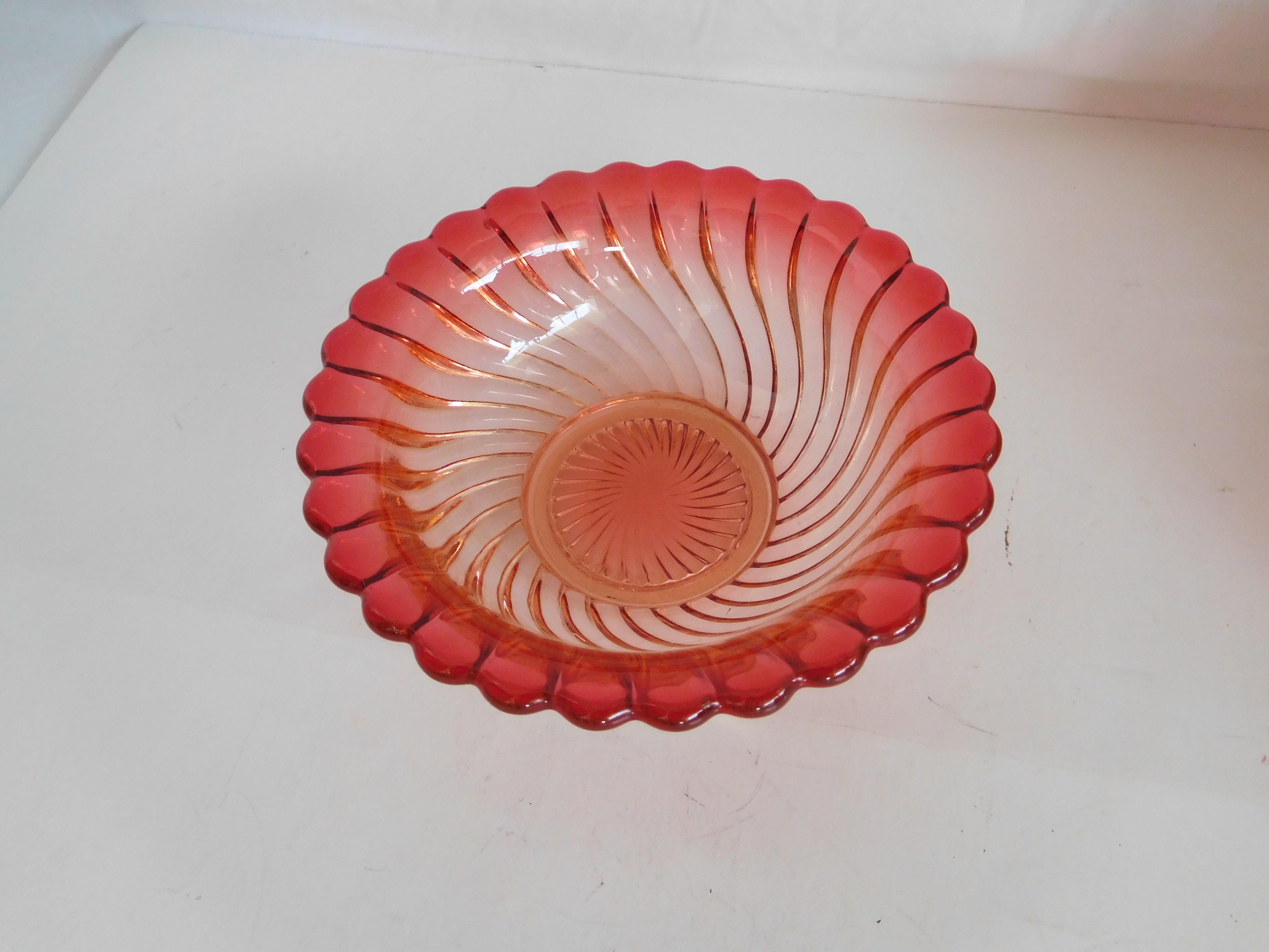 Garniture De Toilette BACCARAT Cristal Rose Ambré - 8 Pièces Rares°° - Photo 14