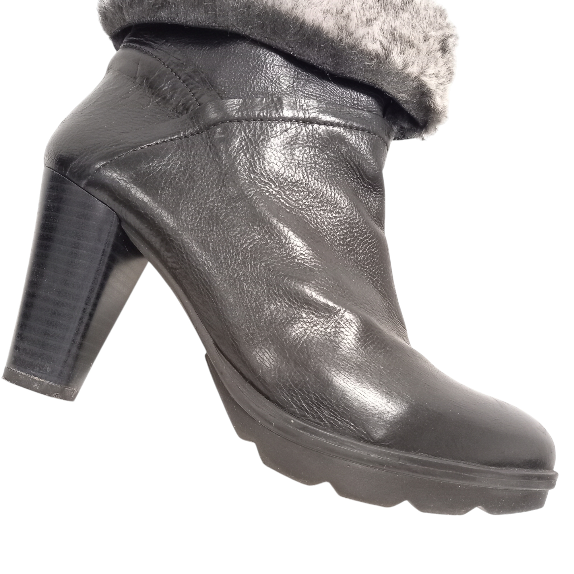 Bottines noires- Heyraud- P:39 - Photo 3