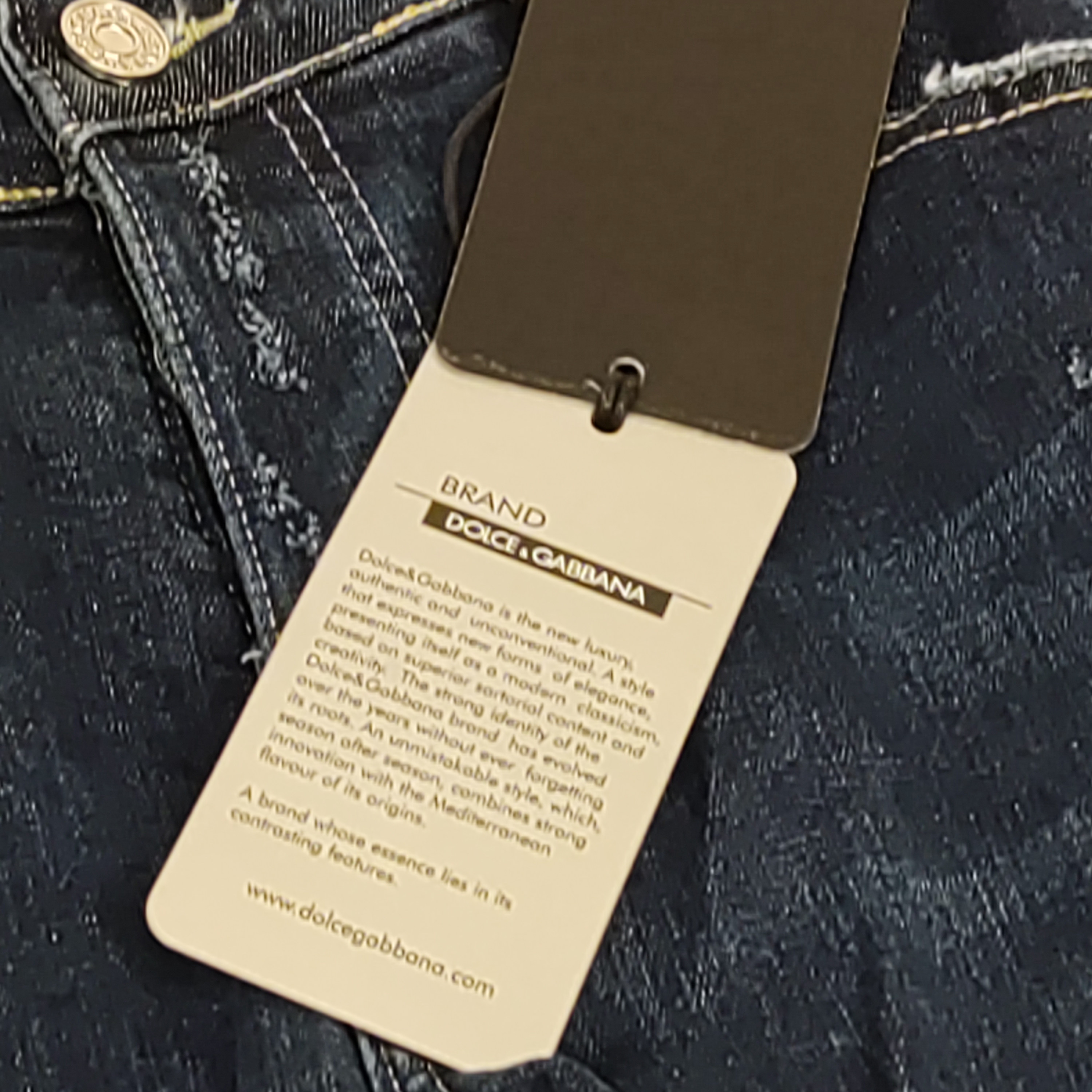 Voir photo 8 de Jean Dolce &Gabbana - W33 L 34 Jean Dolce &Gabbana - W33 L 34 - Vue 8 -