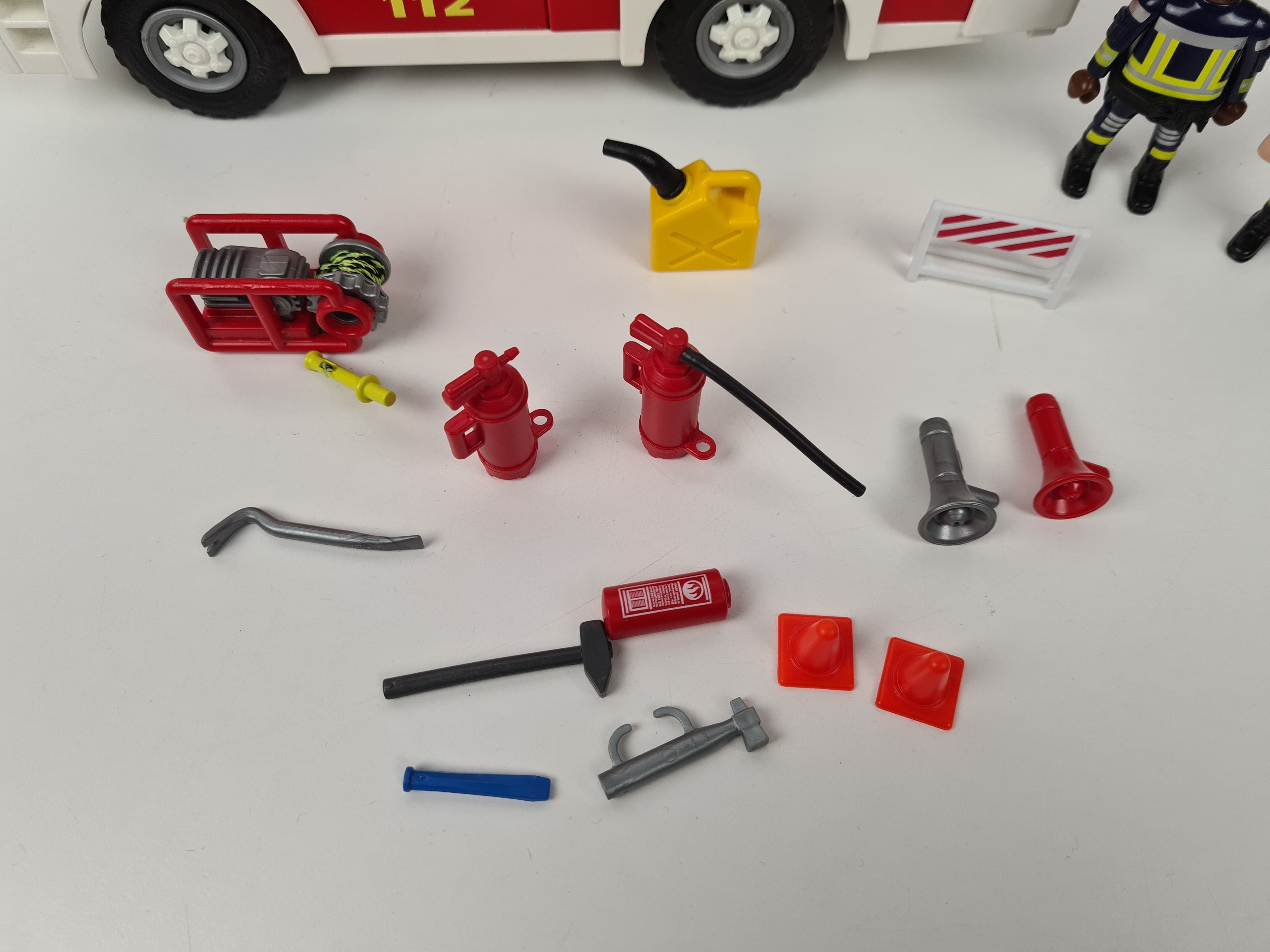 Playmobil - City Action N° 5363 - Camion de pompiers - Incomplet - 26 cm - Bon état - Photo 2