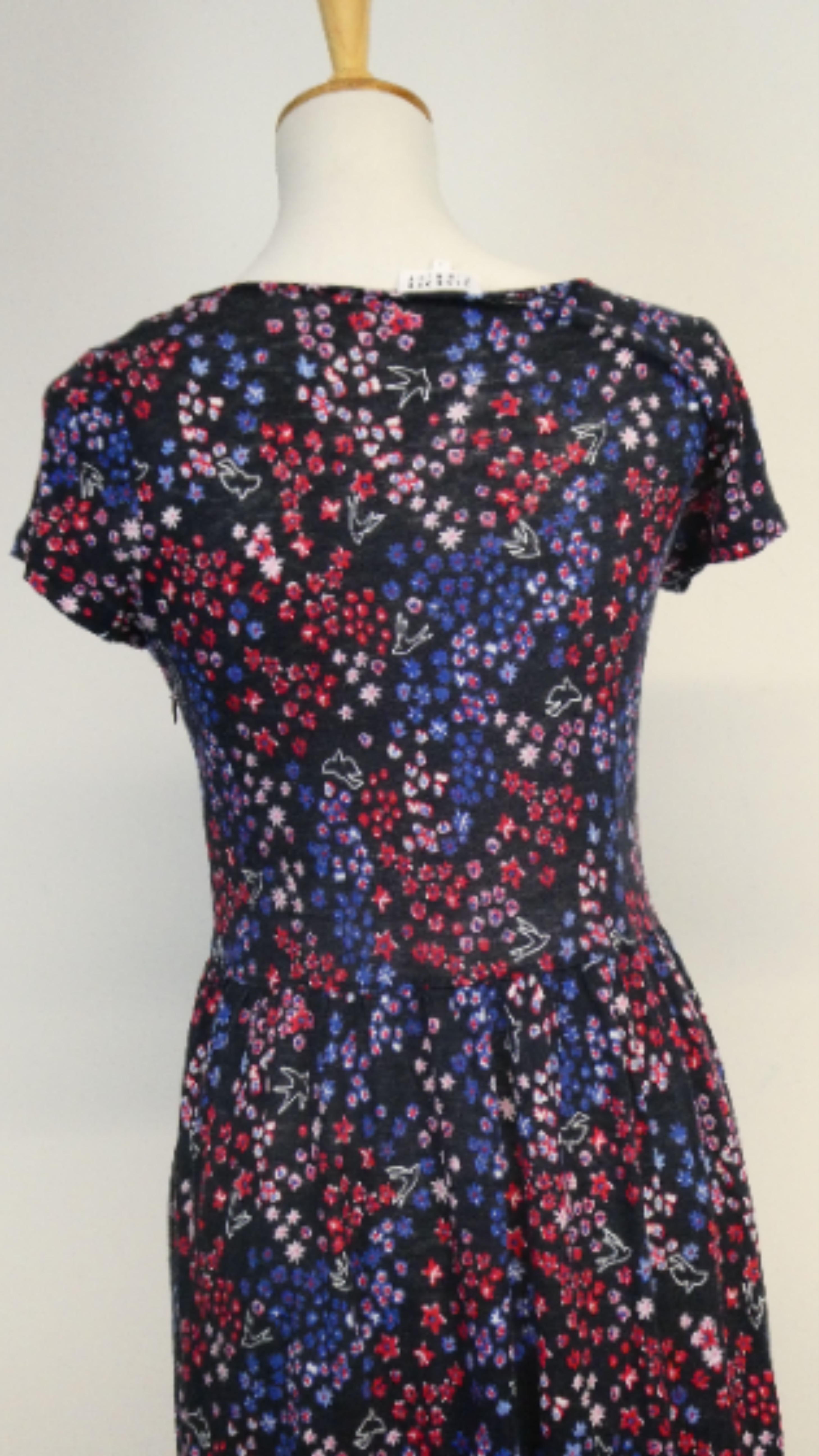 Claudie Pierlot - Robe bleue à fleurs multicolores - T1 - Photo 8