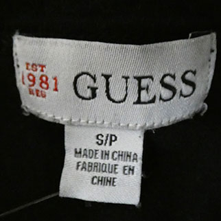 T-shirt noir - Femme - Guess - Taille S  - Vue 4 - 